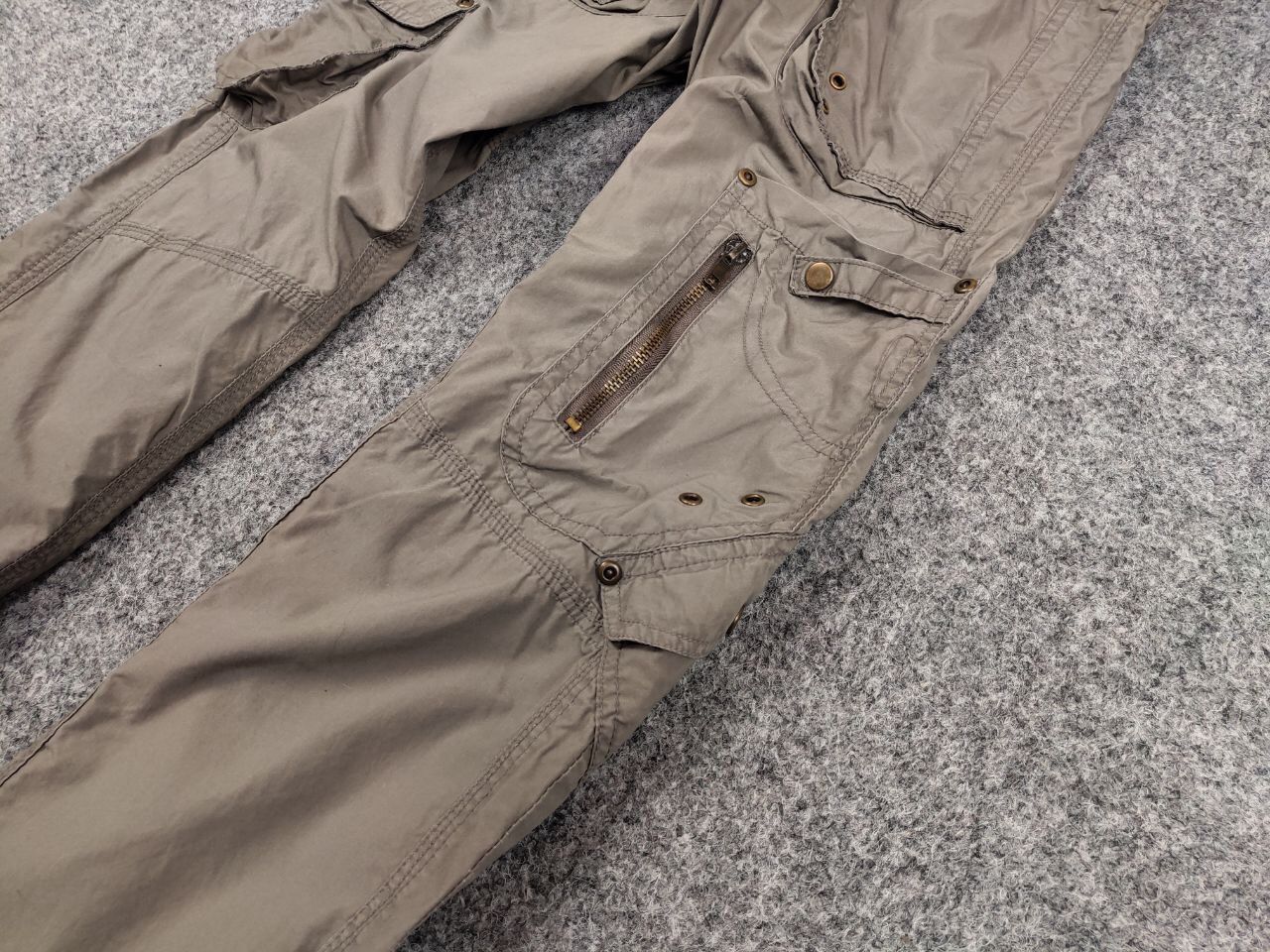 If Six Was Nine Vtg JUNYA WATANABE BALENCIAGA STYLE CARGO JEANS Y2K Size 34" / US 12 / IT 48 - 5 Thumbnail