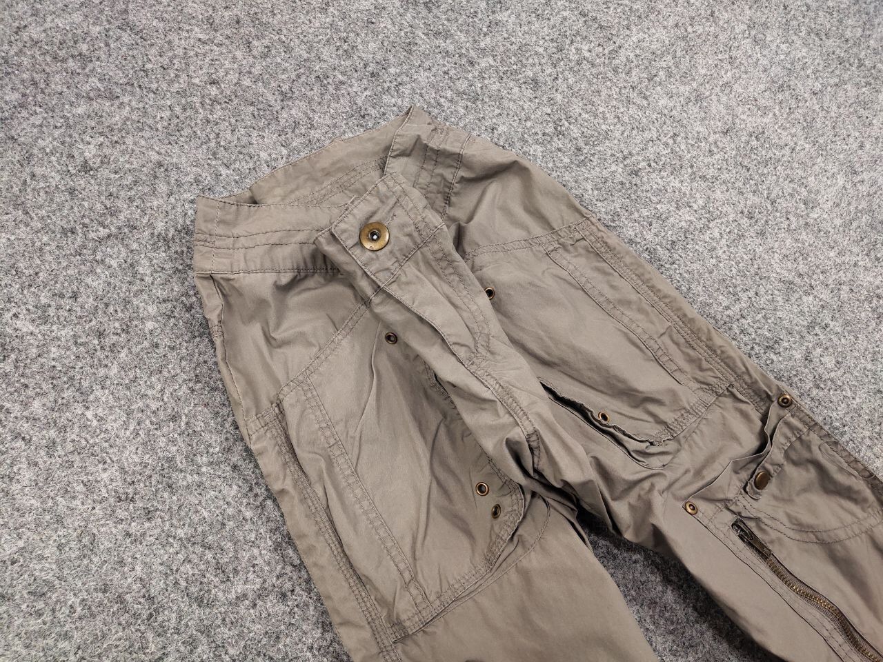 If Six Was Nine Vtg JUNYA WATANABE BALENCIAGA STYLE CARGO JEANS Y2K Size 34" / US 12 / IT 48 - 12 Thumbnail