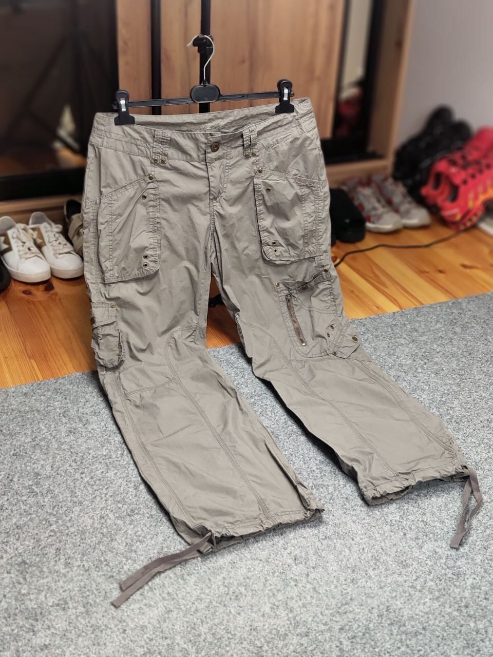 If Six Was Nine Vtg JUNYA WATANABE BALENCIAGA STYLE CARGO JEANS Y2K Size 34" / US 12 / IT 48 - 20 Thumbnail