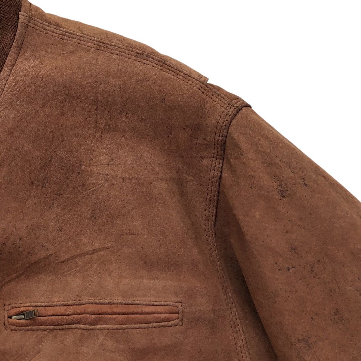 Vintage 🔥Vintage Ashville Sheepskin Bomber Jacket Size US M / EU 48-50 / 2 - 11 Thumbnail