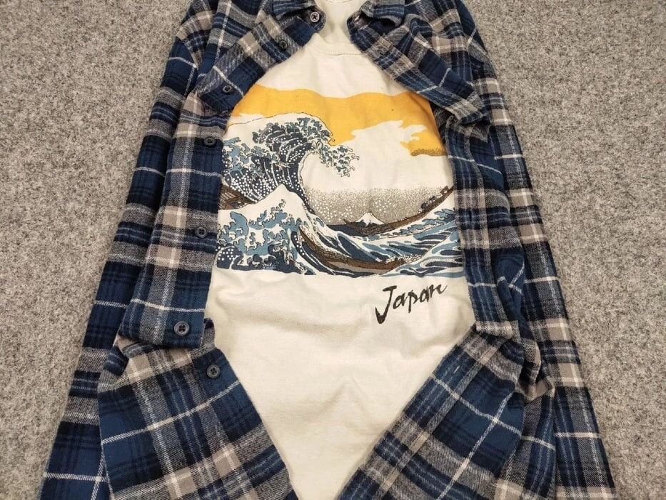Flannel Vintage Flannel Shirt Travis Scott Style Streetwear Hype Size US M / EU 48-50 / 2 - 6 Thumbnail