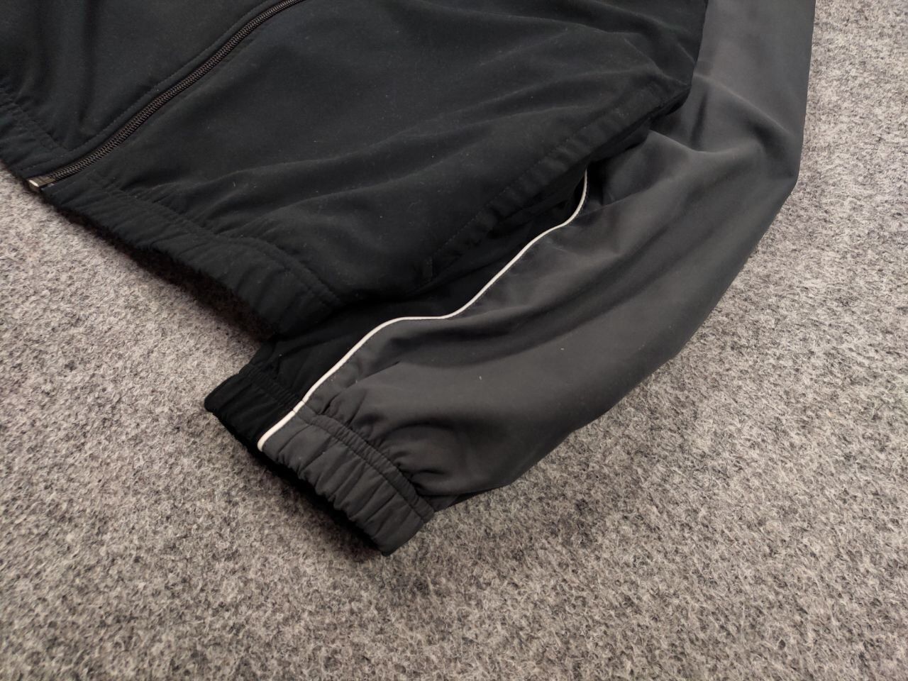 Nike Vintage Y2K Nike Swoosh Black Drill Lightweight Track Jacket Size US XL / EU 56 / 4 - 5 Thumbnail