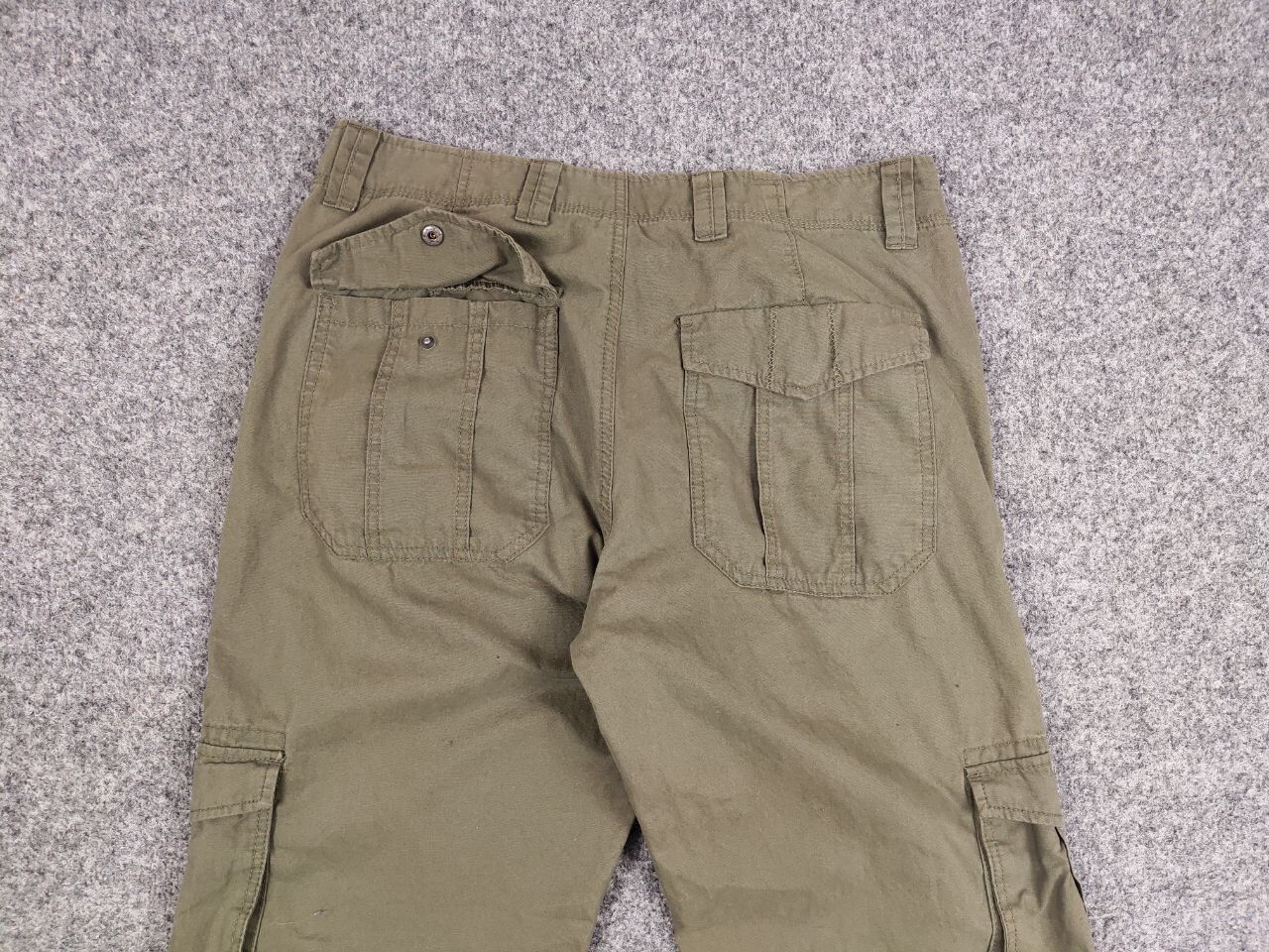 Japanese Brand Vintage 90's Japanese Bondage Military Olive Cargo Pants Size US 34 / EU 50 - 15 Thumbnail