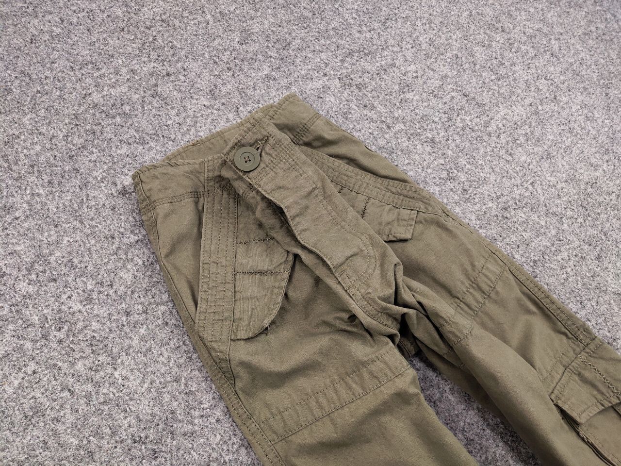 Japanese Brand Vintage 90's Japanese Bondage Military Olive Cargo Pants Size US 34 / EU 50 - 11 Thumbnail