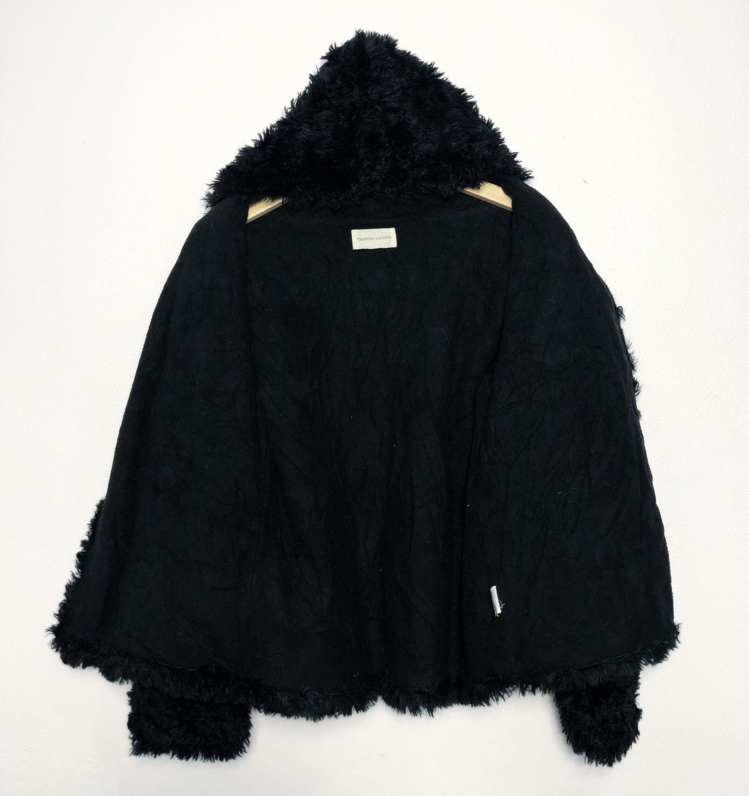 Issey Miyake Rare Tsumori Chisato Faux Fur Hoodies Size US S / EU 44-46 / 1 - 7 Thumbnail