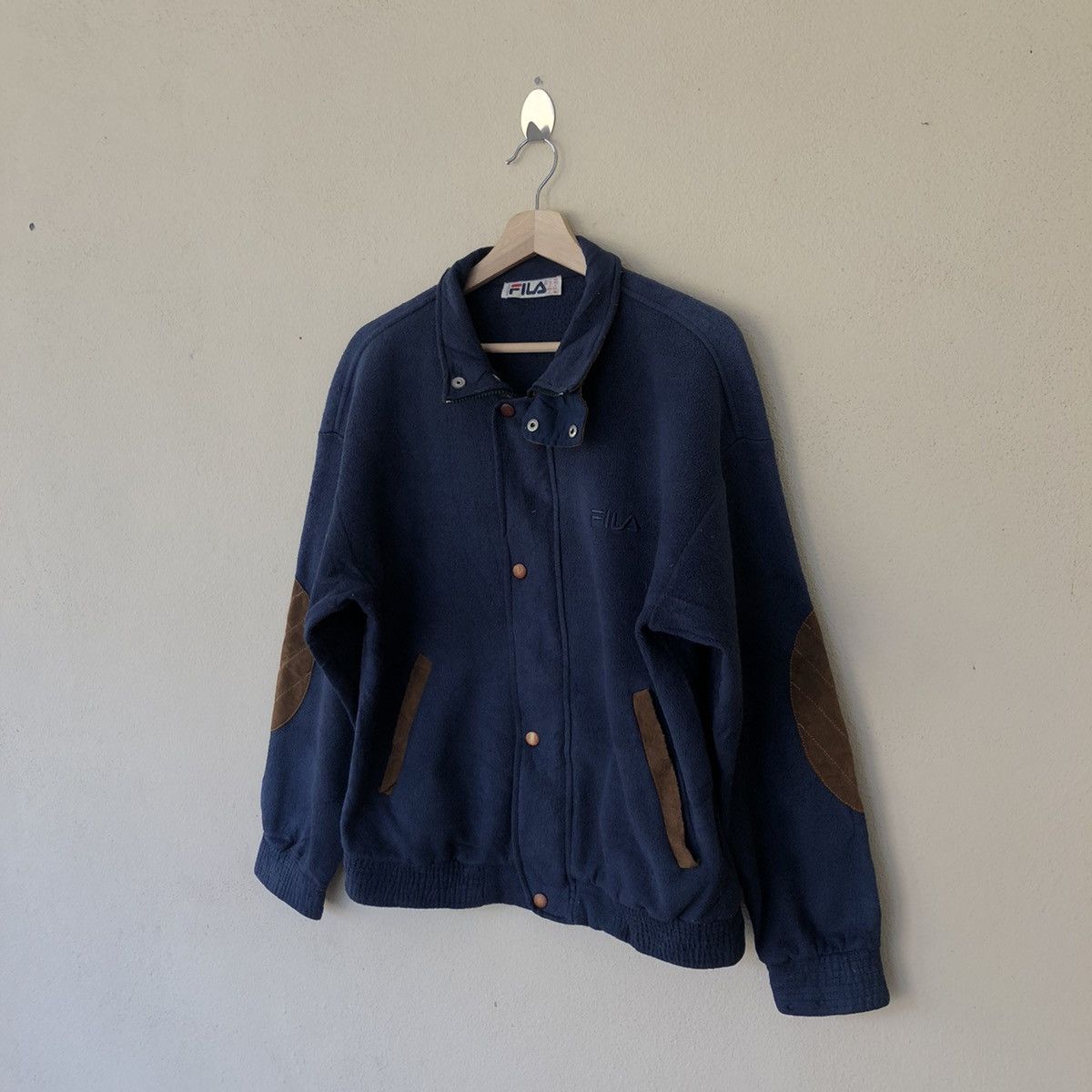 Fila Vintage Fila Jacket Made in Italy Fleece Jacket Size US M / EU 48-50 / 2 - 2 Thumbnail
