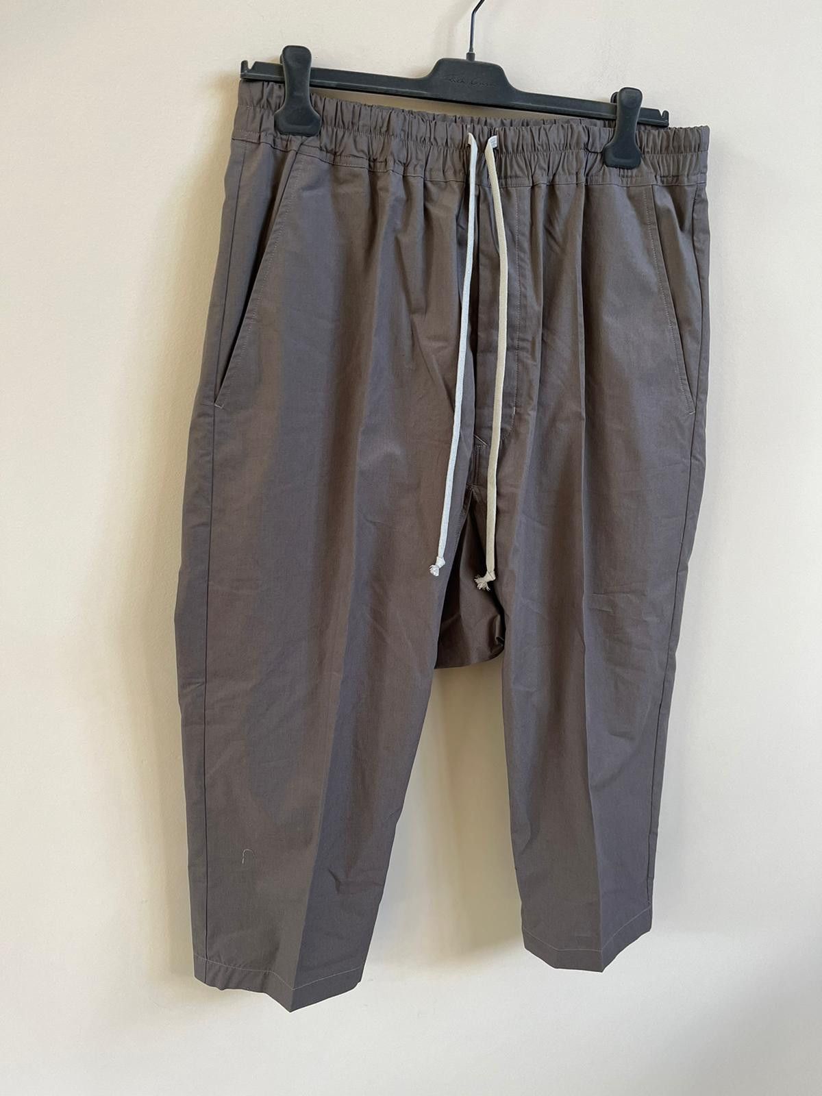 Rick Owens Drawstring Cropped Cargo Pants in Dust Color Size US 38 / EU 54 - 3 Thumbnail