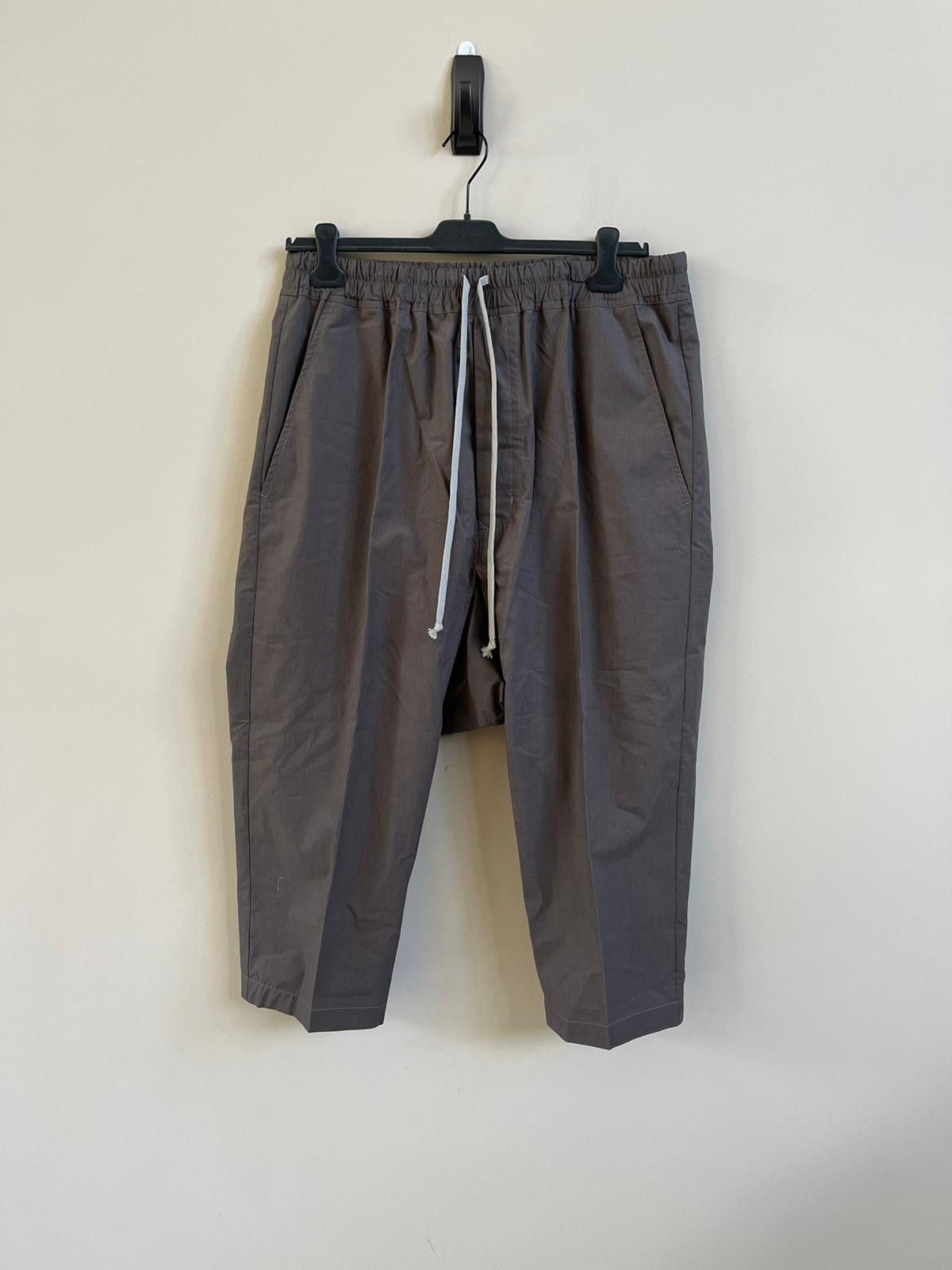 Rick Owens Drawstring Cropped Cargo Pants in Dust Color Size US 38 / EU 54 - 2 Thumbnail