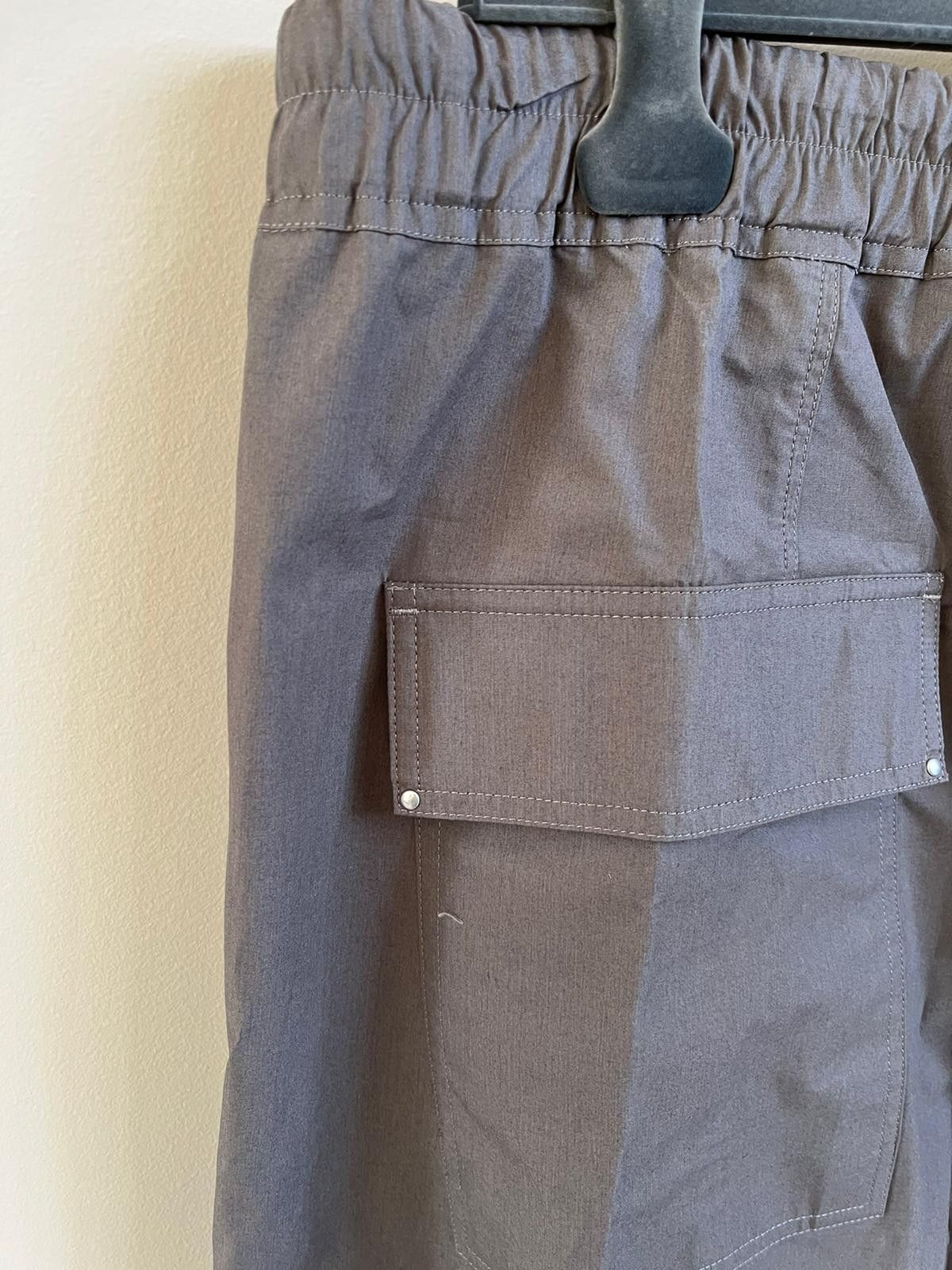 Rick Owens Drawstring Cropped Cargo Pants in Dust Color Size US 38 / EU 54 - 13 Thumbnail