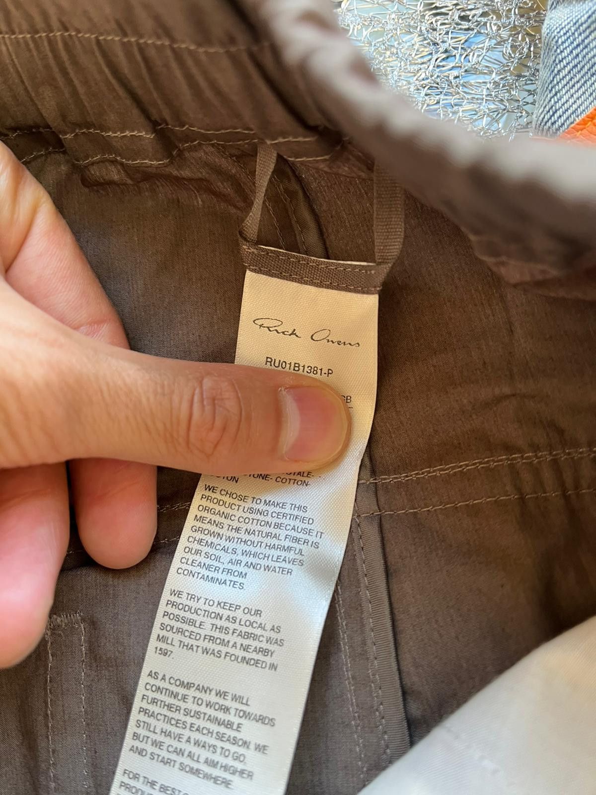 Rick Owens Drawstring Cropped Cargo Pants in Dust Color Size US 38 / EU 54 - 14 Thumbnail