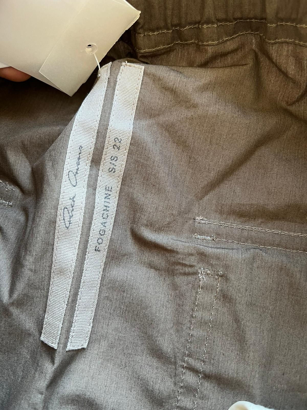 Rick Owens Drawstring Cropped Cargo Pants in Dust Color Size US 38 / EU 54 - 16 Thumbnail