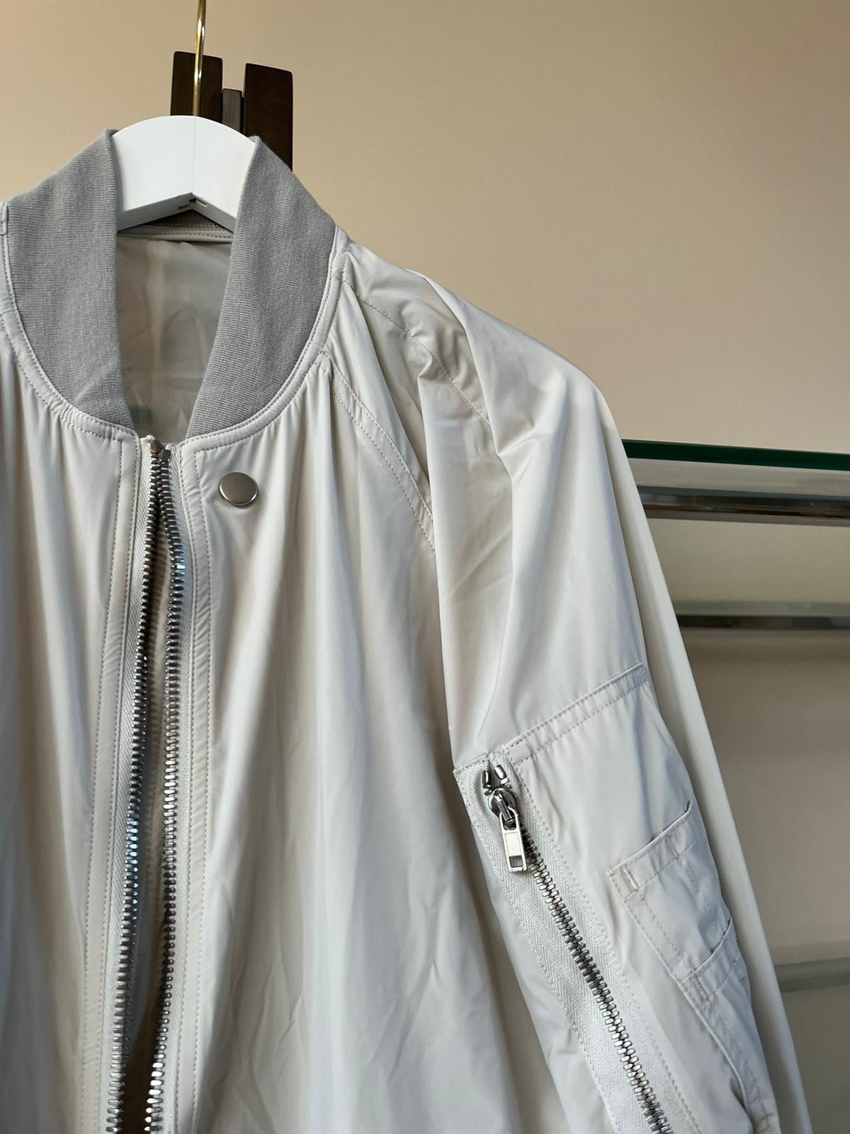 Rick Owens Raglan Bomber in Oyster Size US M / EU 48-50 / 2 - 3 Thumbnail