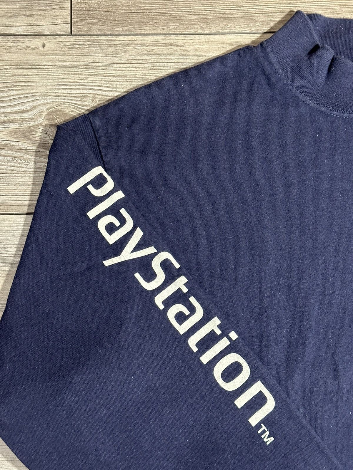 Sony Vintage 90's Playstation PS1 Promo Mock Neck Longsleeve Size US XL / EU 56 / 4 - 3 Thumbnail