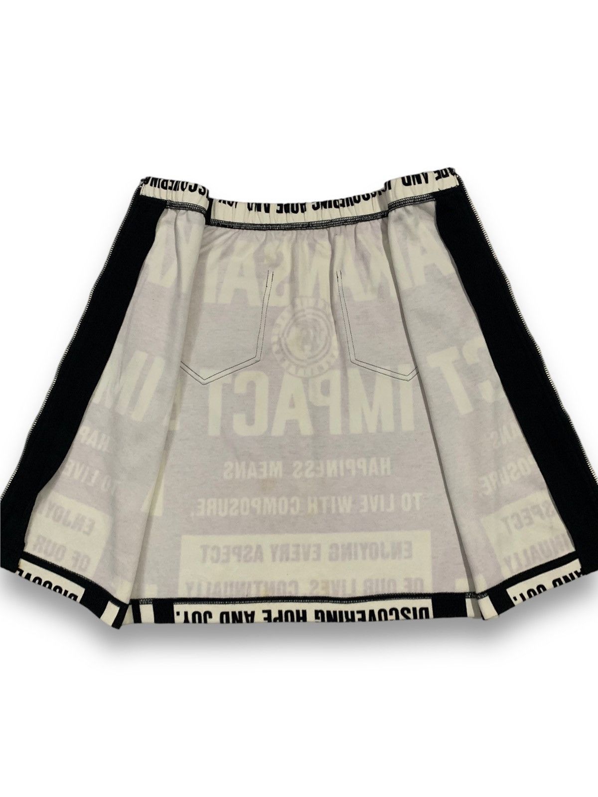 Kansai Yamamoto Kansai Impact Graphic OverPrint MiniSkirt by Kansai Yamamoto Size 25" / US 0 / IT 36 - 13 Thumbnail