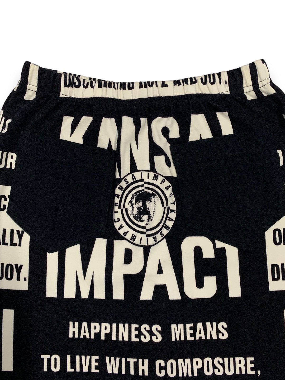 Kansai Yamamoto Kansai Impact Graphic OverPrint MiniSkirt by Kansai Yamamoto Size 25" / US 0 / IT 36 - 10 Thumbnail