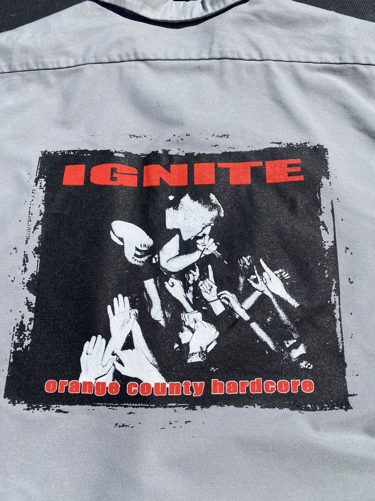 Band Tees × Vintage Vintage 2000s IGNITE Orange County Hardcore Punk Shirt Size US XXL / EU 58 / 5 - 4 Thumbnail