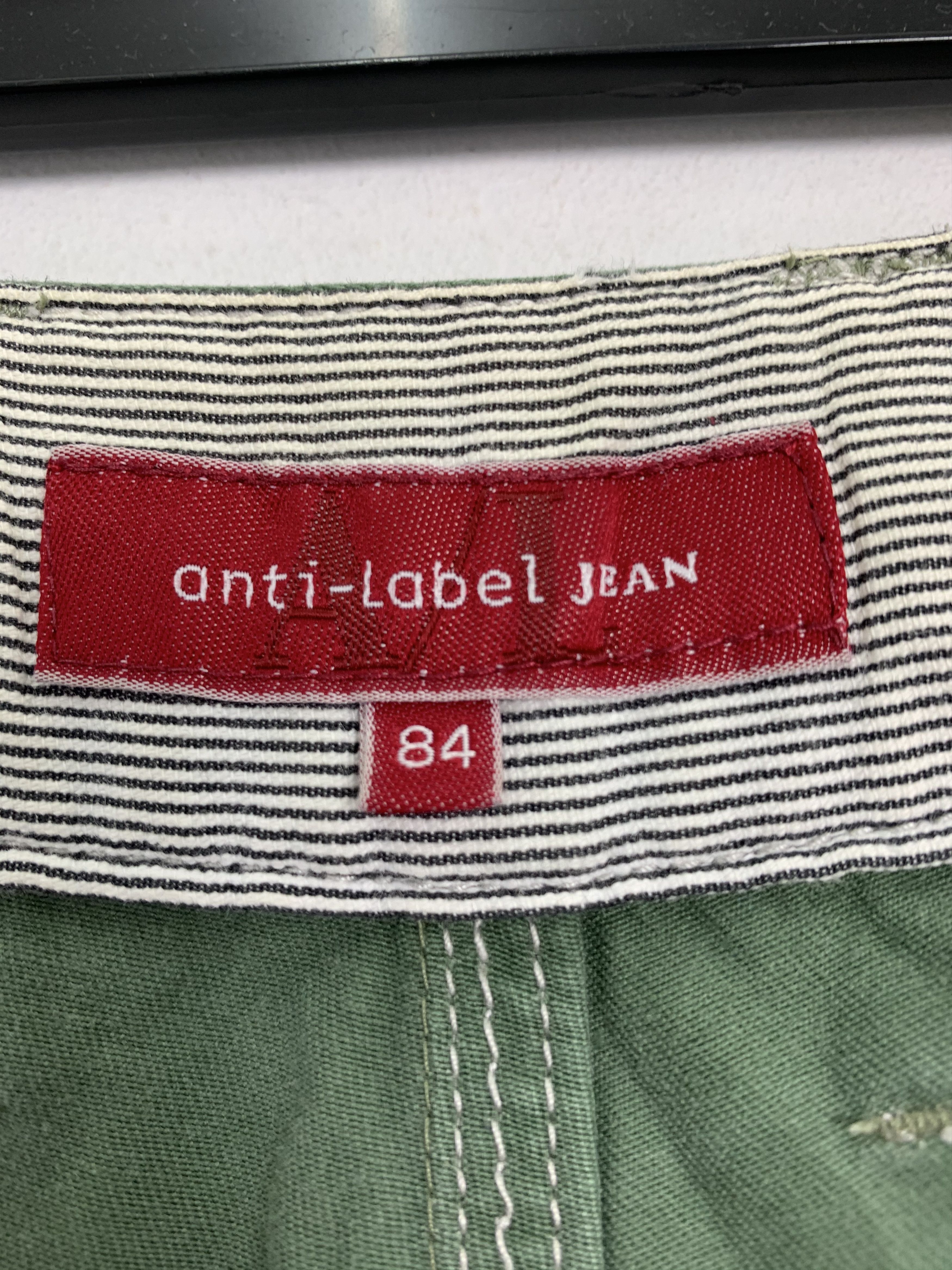 Japanese Brand 💥BEST OFFER Cargo Pants Anti Label Jeans Green Double knee Size US 33 - 5 Thumbnail