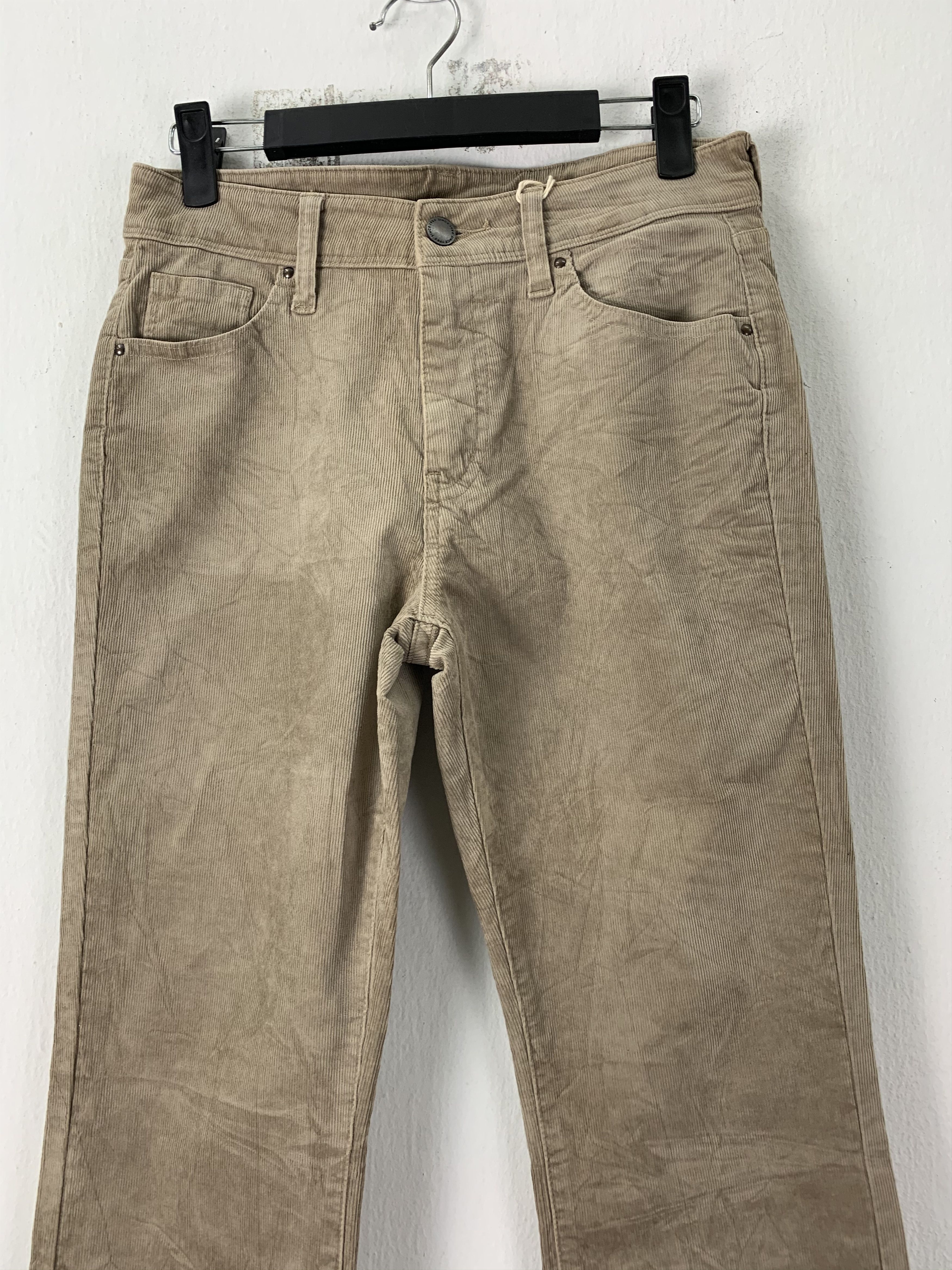Japanese Brand Conduroy Pant Japanese Branded Uniqlo Brown Streetwear #070 Size US 28 / EU 44 - 2 Thumbnail