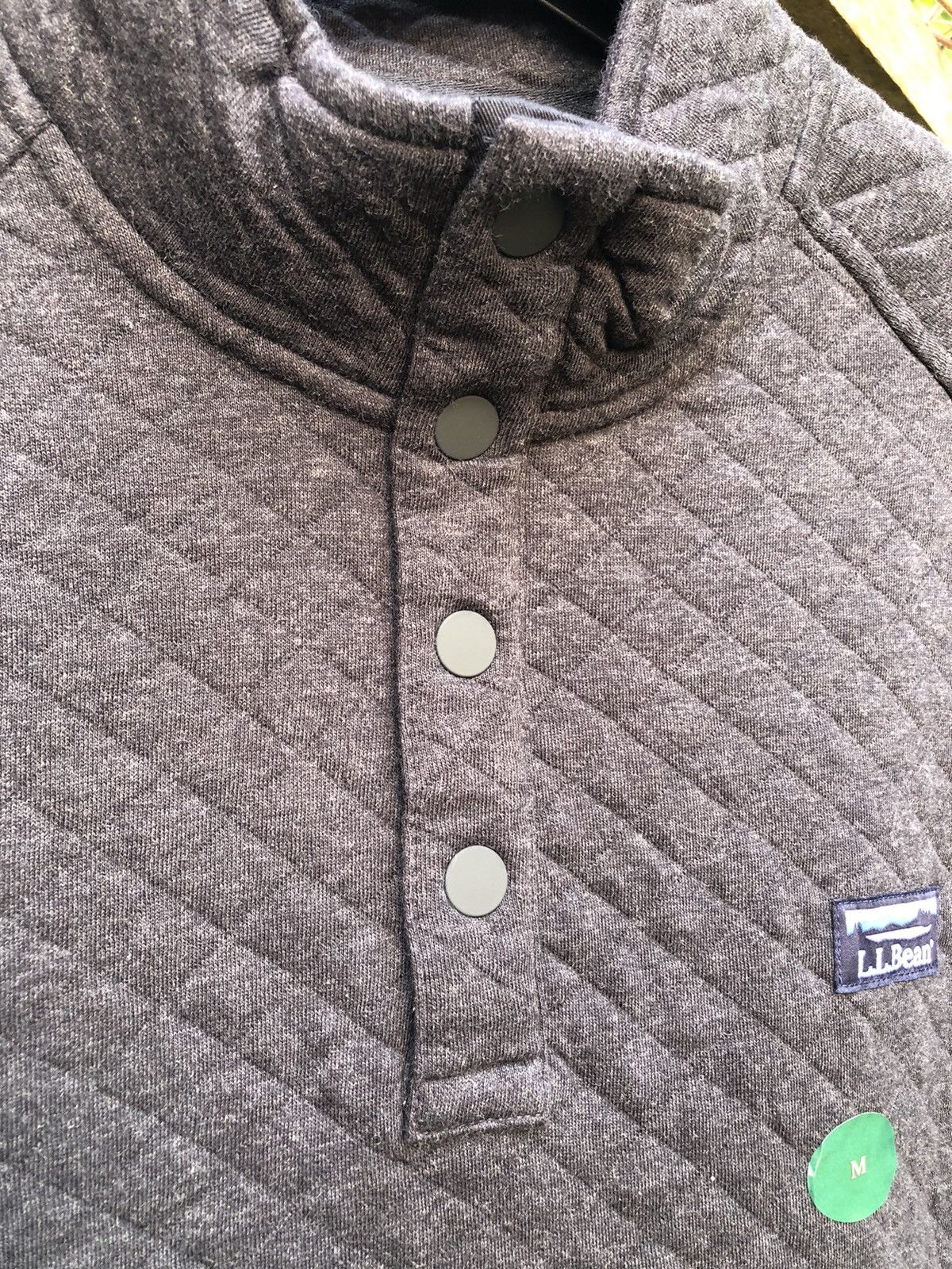 L.L. Bean LL Bean Quilted Sweater Quarter Snap Button Size US M / EU 48-50 / 2 - 7 Thumbnail