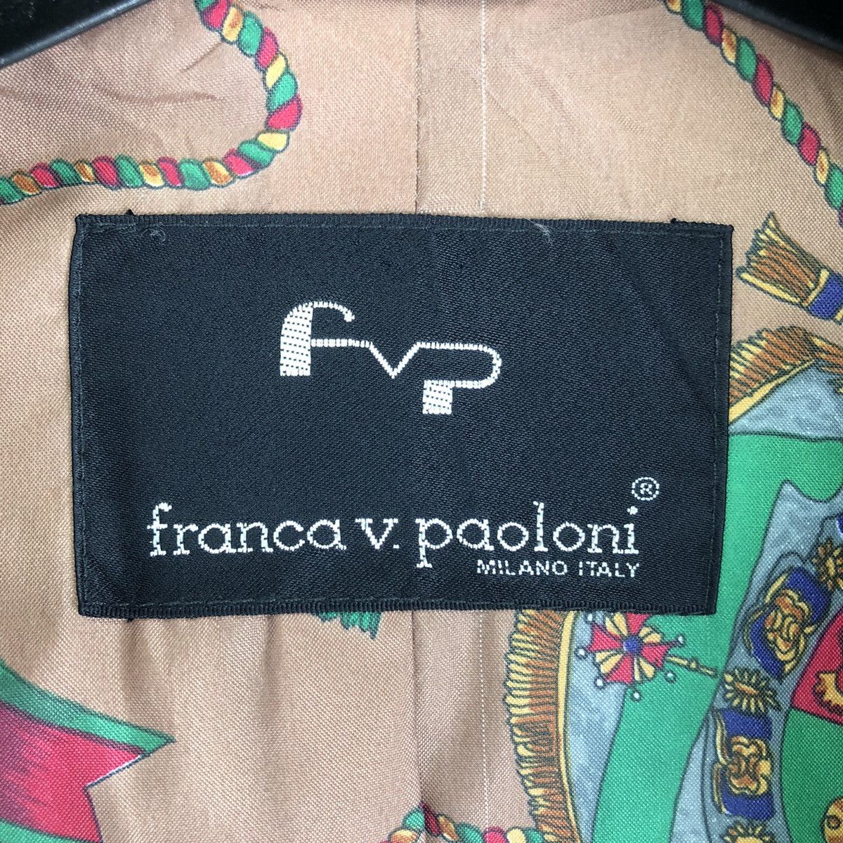 Japanese Brand Vintage 90's Franca V.paoloni Milano Itali Women Down Jacket Size L / US 10 / IT 46 - 10 Thumbnail