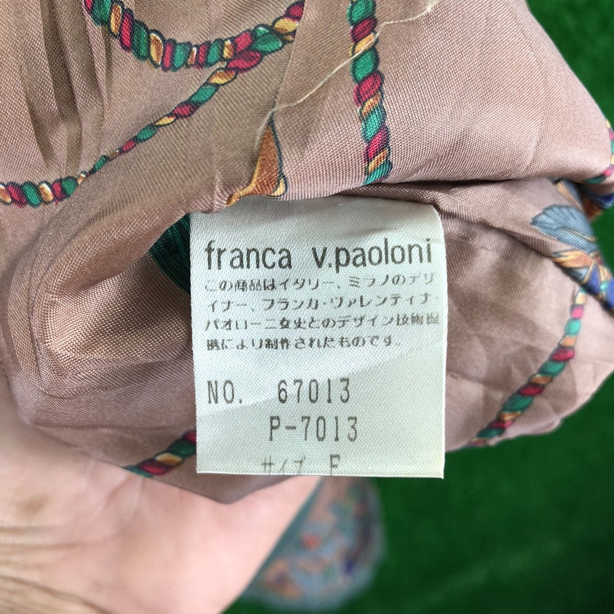 Japanese Brand Vintage 90's Franca V.paoloni Milano Itali Women Down Jacket Size L / US 10 / IT 46 - 11 Thumbnail