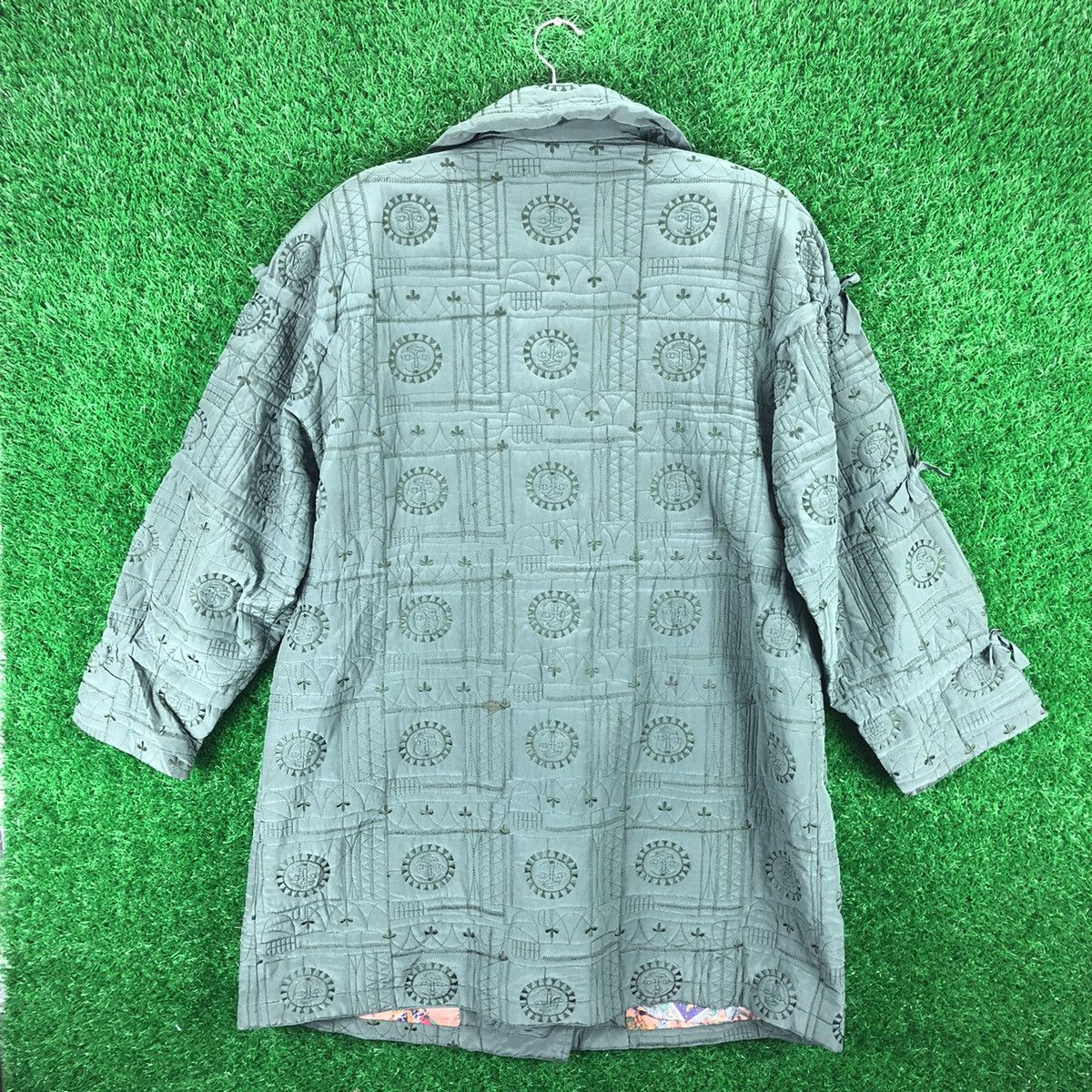 Japanese Brand Vintage 90's Franca V.paoloni Milano Itali Women Down Jacket Size L / US 10 / IT 46 - 4 Thumbnail