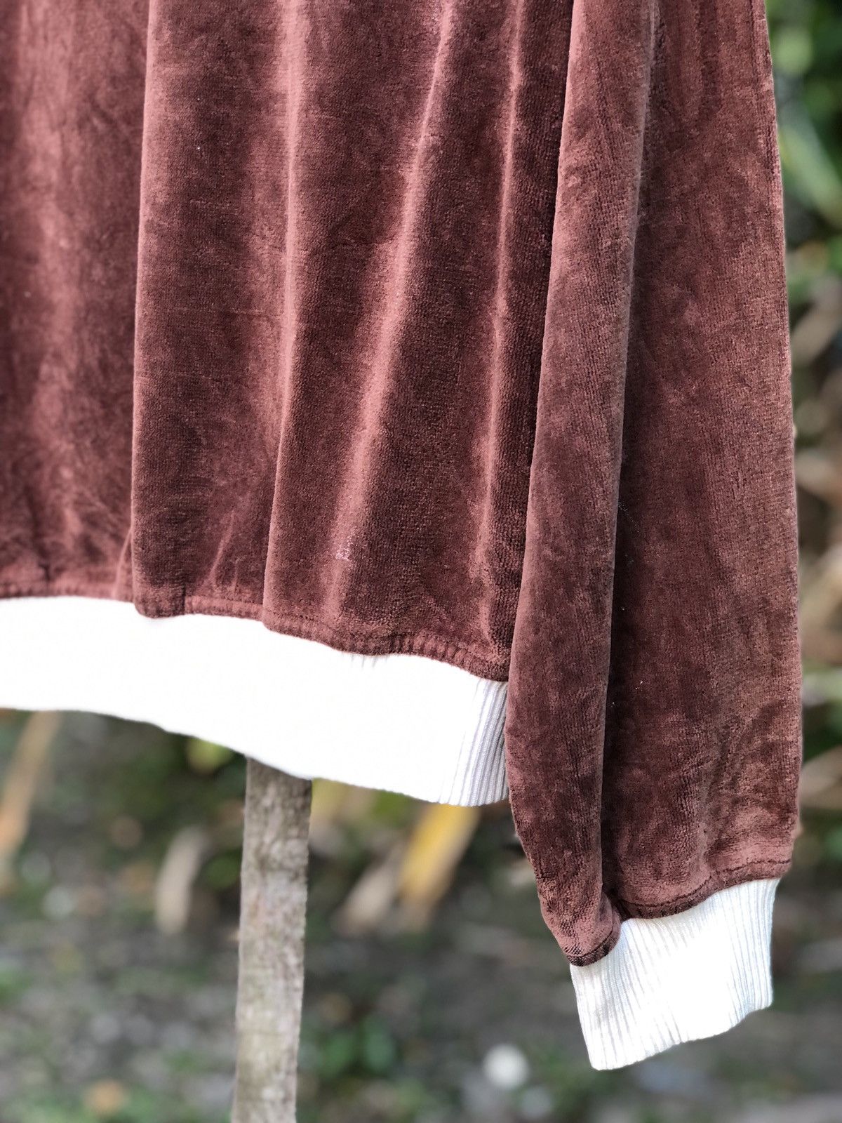 Japanese Brand Vintage Arnold Palmer Velvet Zipper Sweater Hype Colour Size US M / EU 48-50 / 2 - 6 Thumbnail
