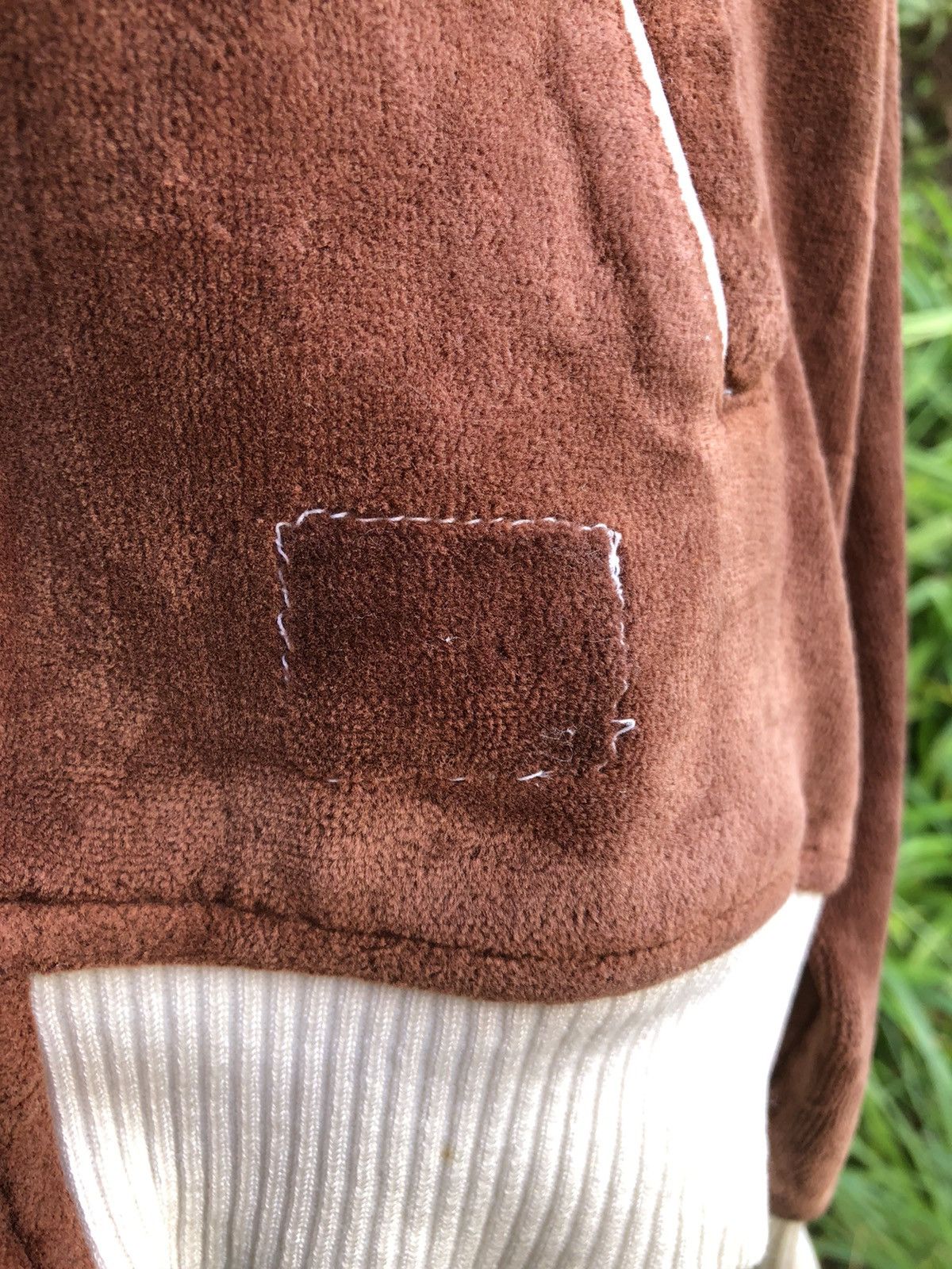 Japanese Brand Vintage Arnold Palmer Velvet Zipper Sweater Hype Colour Size US M / EU 48-50 / 2 - 9 Thumbnail