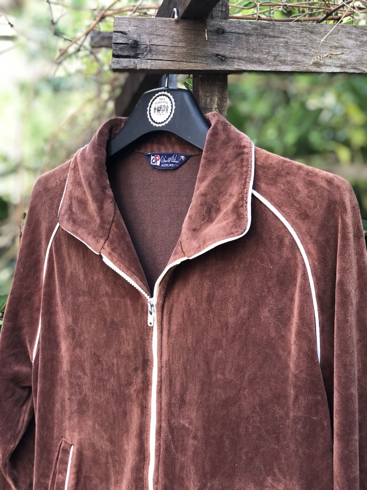 Japanese Brand Vintage Arnold Palmer Velvet Zipper Sweater Hype Colour Size US M / EU 48-50 / 2 - 2 Thumbnail