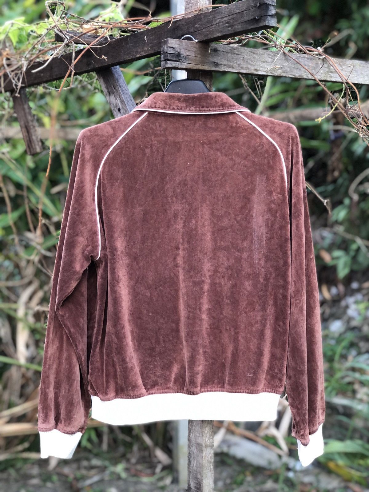 Japanese Brand Vintage Arnold Palmer Velvet Zipper Sweater Hype Colour Size US M / EU 48-50 / 2 - 4 Thumbnail