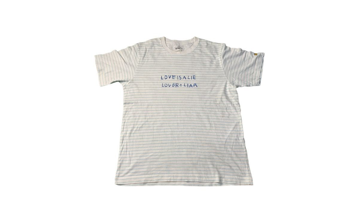 Jean-Michel Basquiat Love is a Lie Lover Liar Jean Michel Basquiat Note Book Tee Size M / US 6-8 / IT 42-44 - 1 Thumbnail
