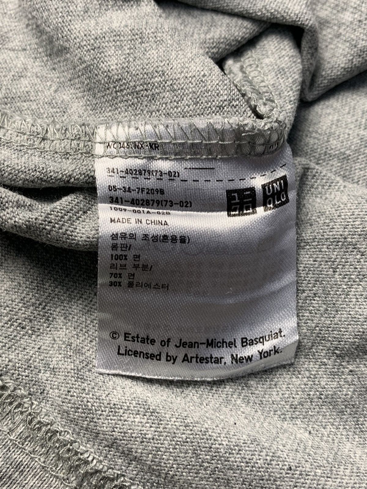Japanese Brand Jean Michel Basquiat Uniqlo Art Long Sleeve Tee Size US XL / EU 56 / 4 - 4 Thumbnail