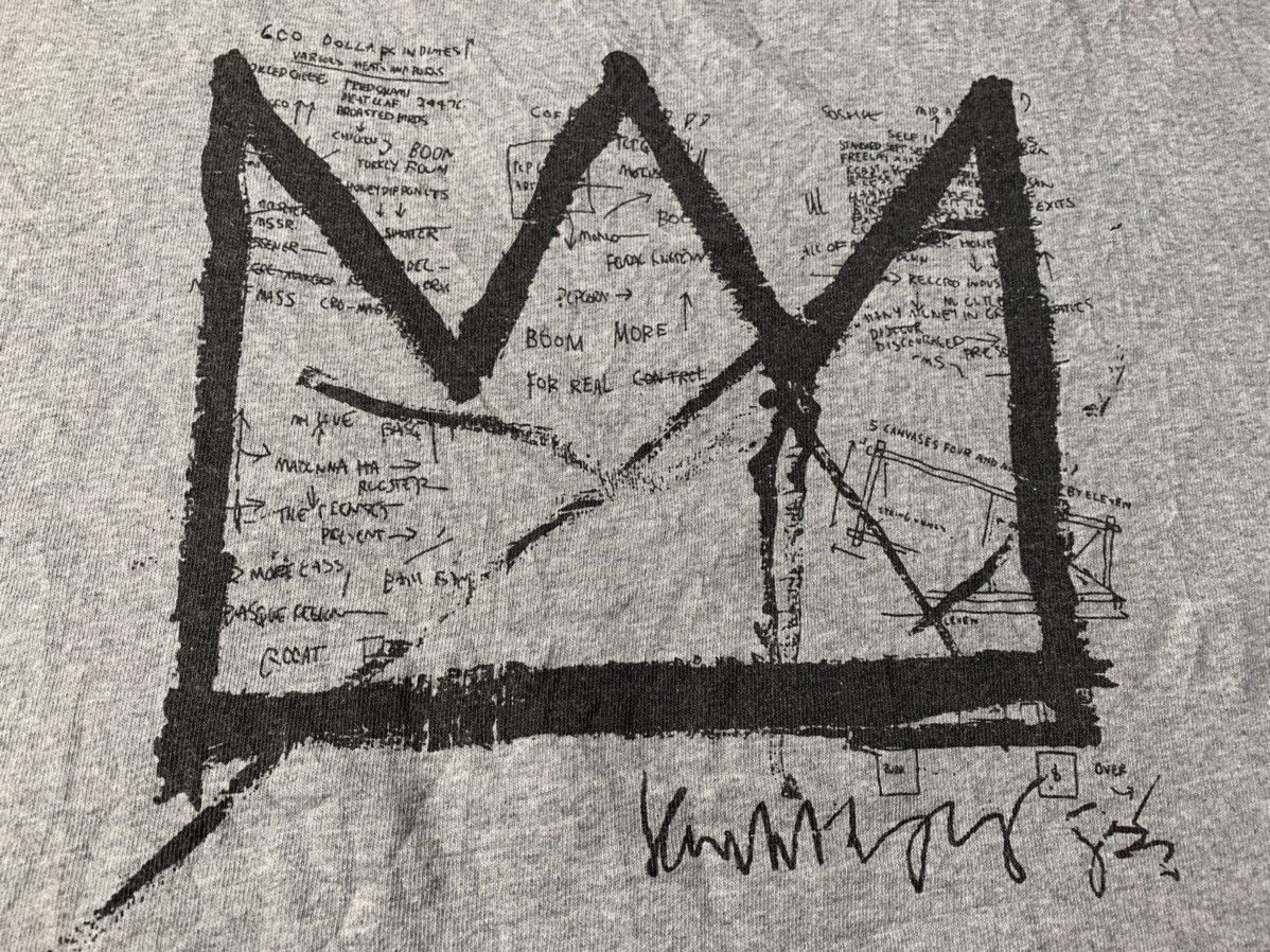 Japanese Brand Jean Michel Basquiat Uniqlo Art Long Sleeve Tee Size US XL / EU 56 / 4 - 2 Thumbnail