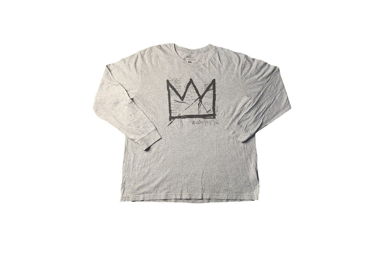Japanese Brand Jean Michel Basquiat Uniqlo Art Long Sleeve Tee Size US XL / EU 56 / 4 - 1 Thumbnail