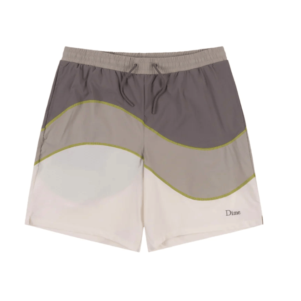 Dime Dime Wave Sport Shorts Grey • M Size US 32 / EU 48 - 1 Thumbnail