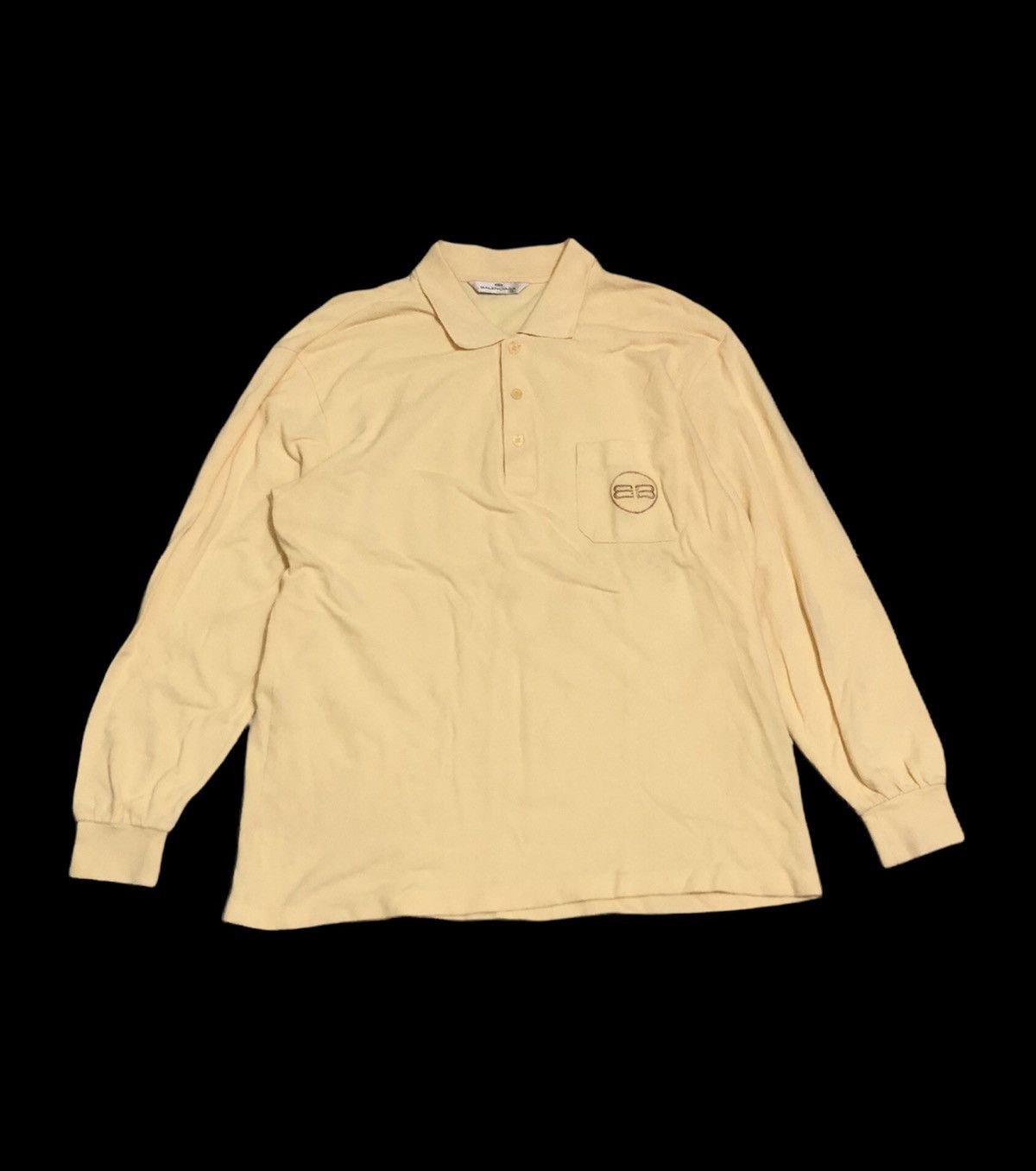 Balenciaga Vintage Polo Shirt Balenciaga Golf Big Logo Pocket Size US L / EU 52-54 / 3 - 1 Thumbnail