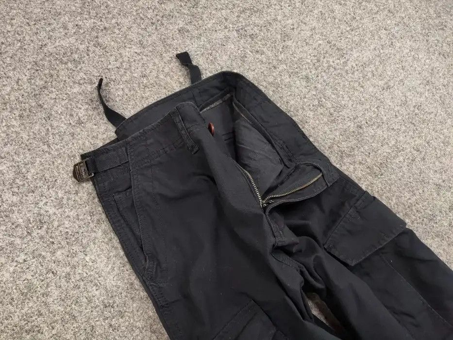 Japanese Brand Vintage 90's Japanese Cargo Black Pants Travis Scott Style Size US 34 / EU 50 - 8 Thumbnail