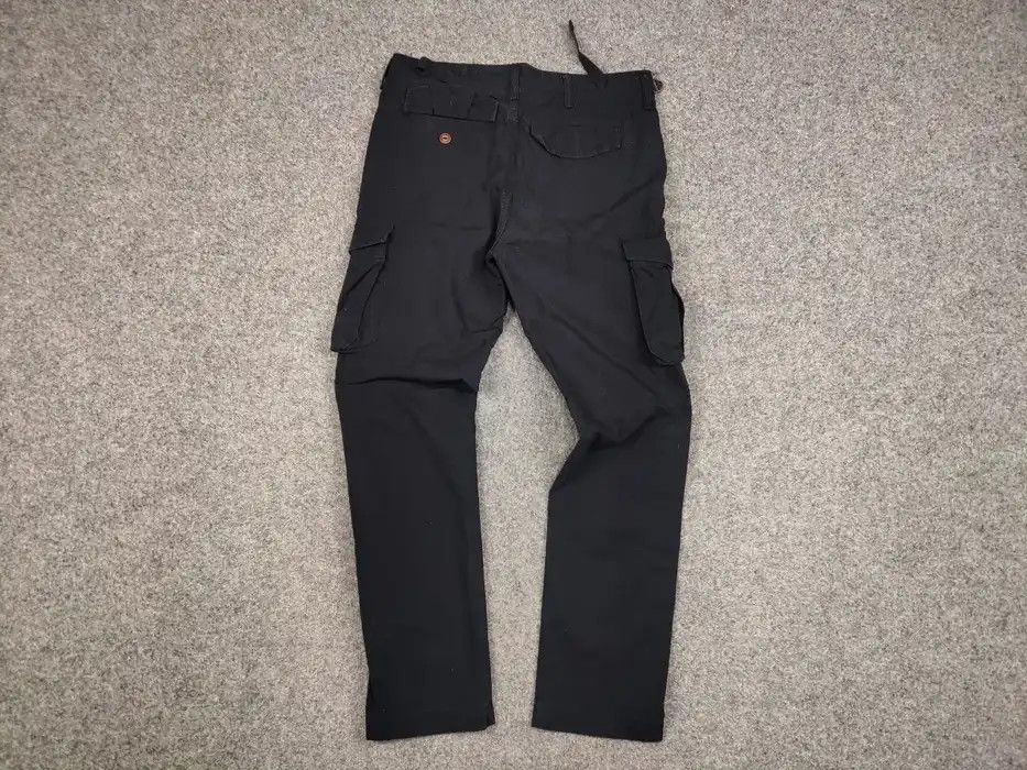 Japanese Brand Vintage 90's Japanese Cargo Black Pants Travis Scott Style Size US 34 / EU 50 - 7 Thumbnail