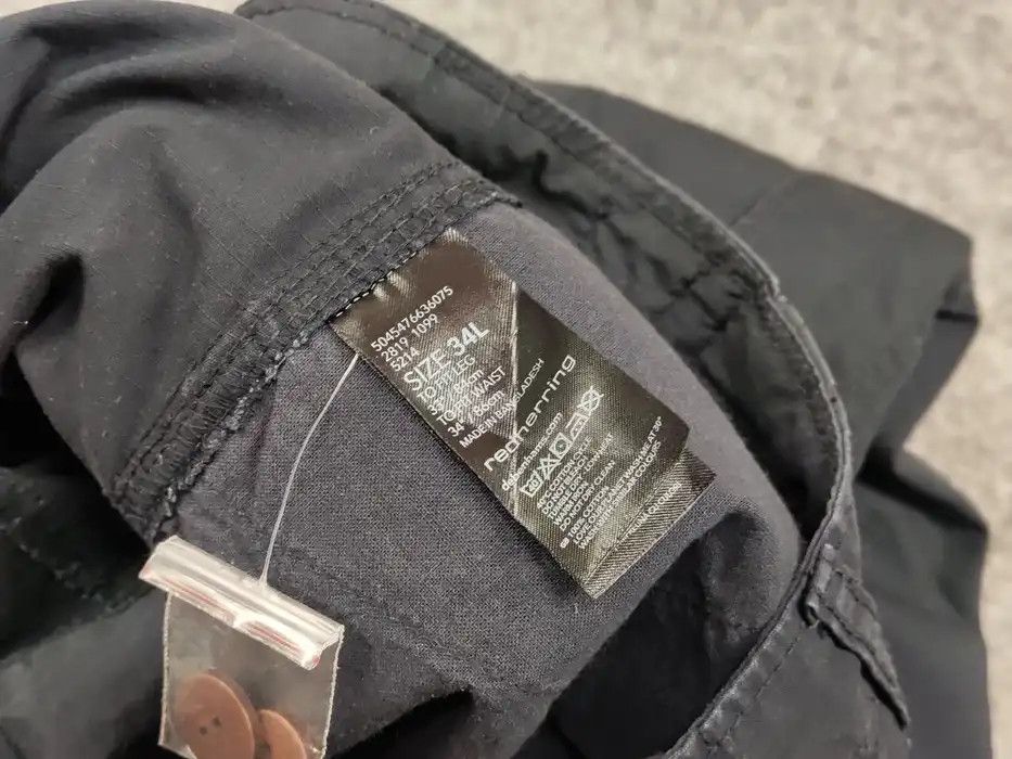 Japanese Brand Vintage 90's Japanese Cargo Black Pants Travis Scott Style Size US 34 / EU 50 - 10 Thumbnail