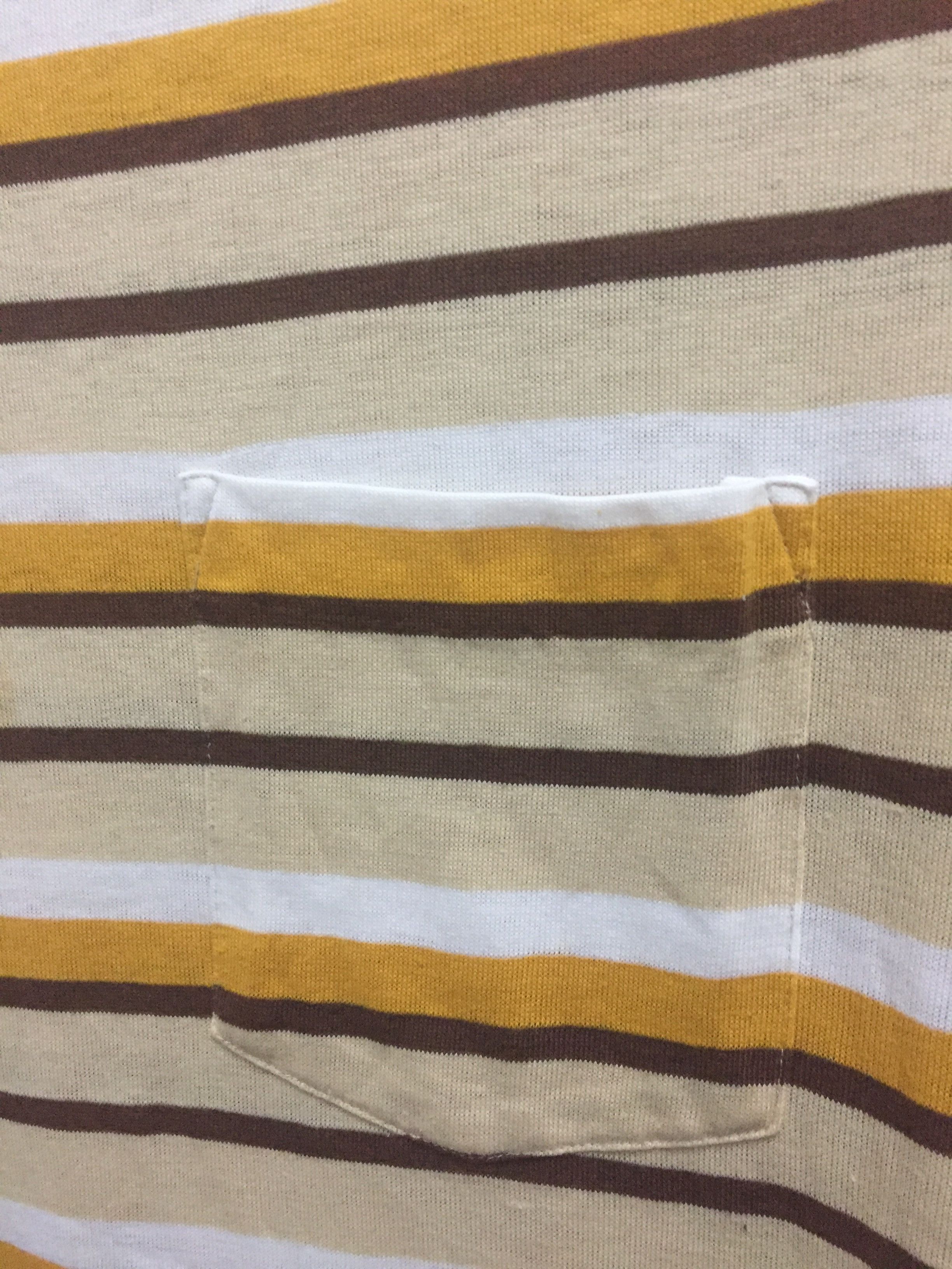 JCPenney Vintage Stripe pockets t shirt Size US XL / EU 56 / 4 - 4 Thumbnail