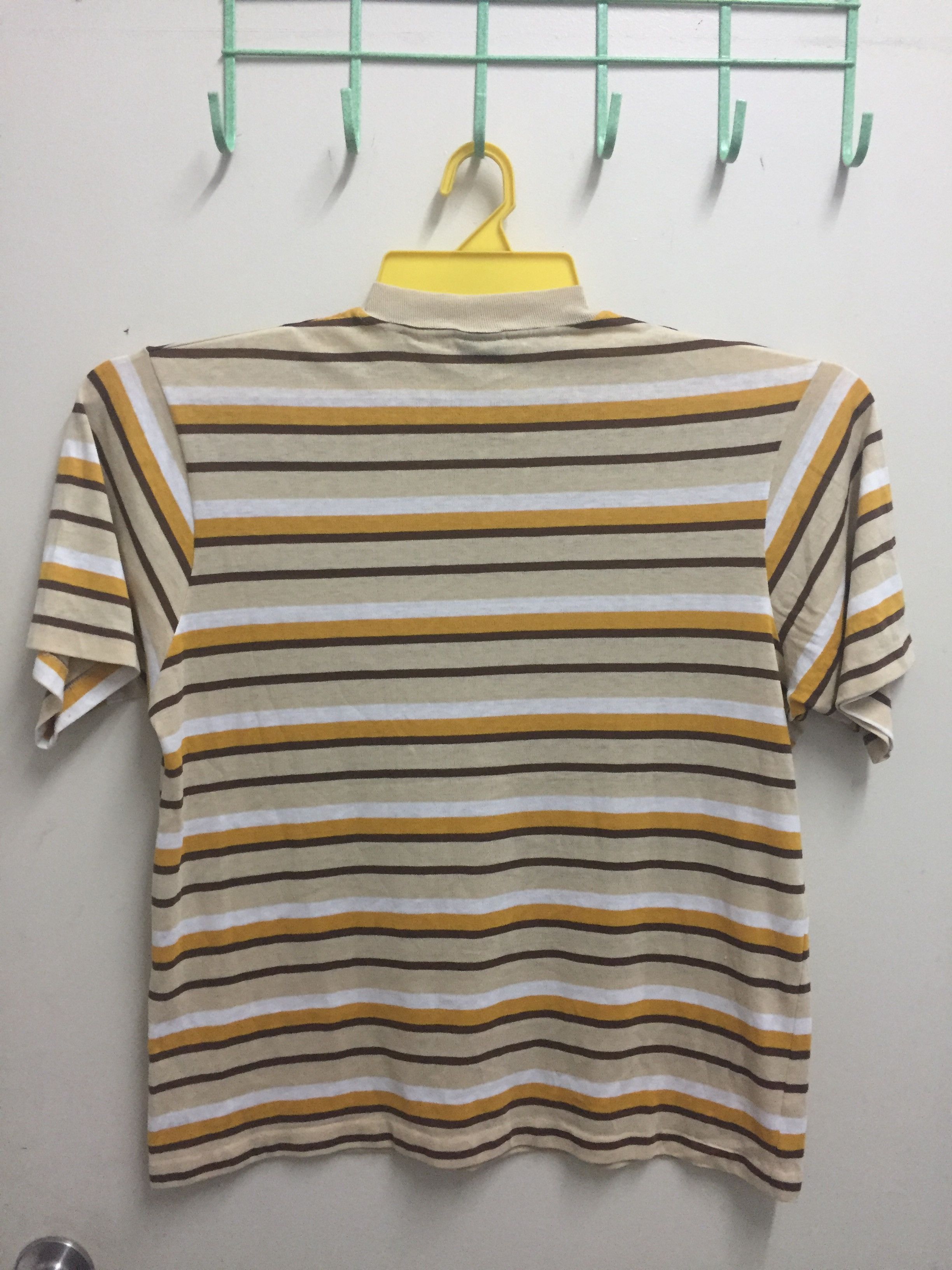 JCPenney Vintage Stripe pockets t shirt Size US XL / EU 56 / 4 - 3 Thumbnail