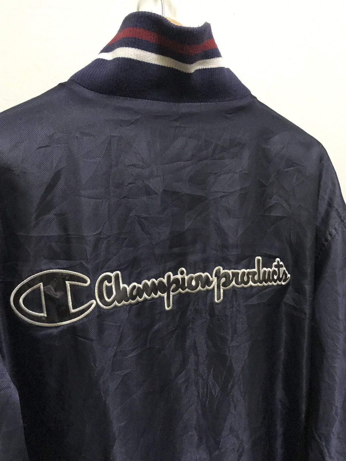 Champion × Vintage Vintage Champion Zipper Jacket Spell out big logo Size US XL / EU 56 / 4 - 7 Thumbnail