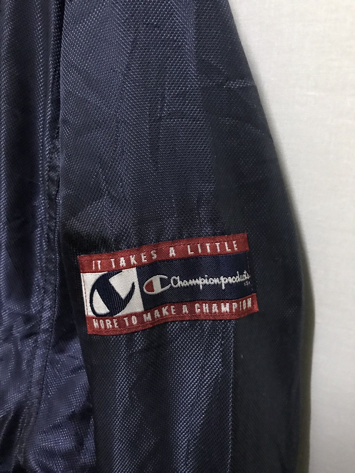 Champion × Vintage Vintage Champion Zipper Jacket Spell out big logo Size US XL / EU 56 / 4 - 5 Thumbnail
