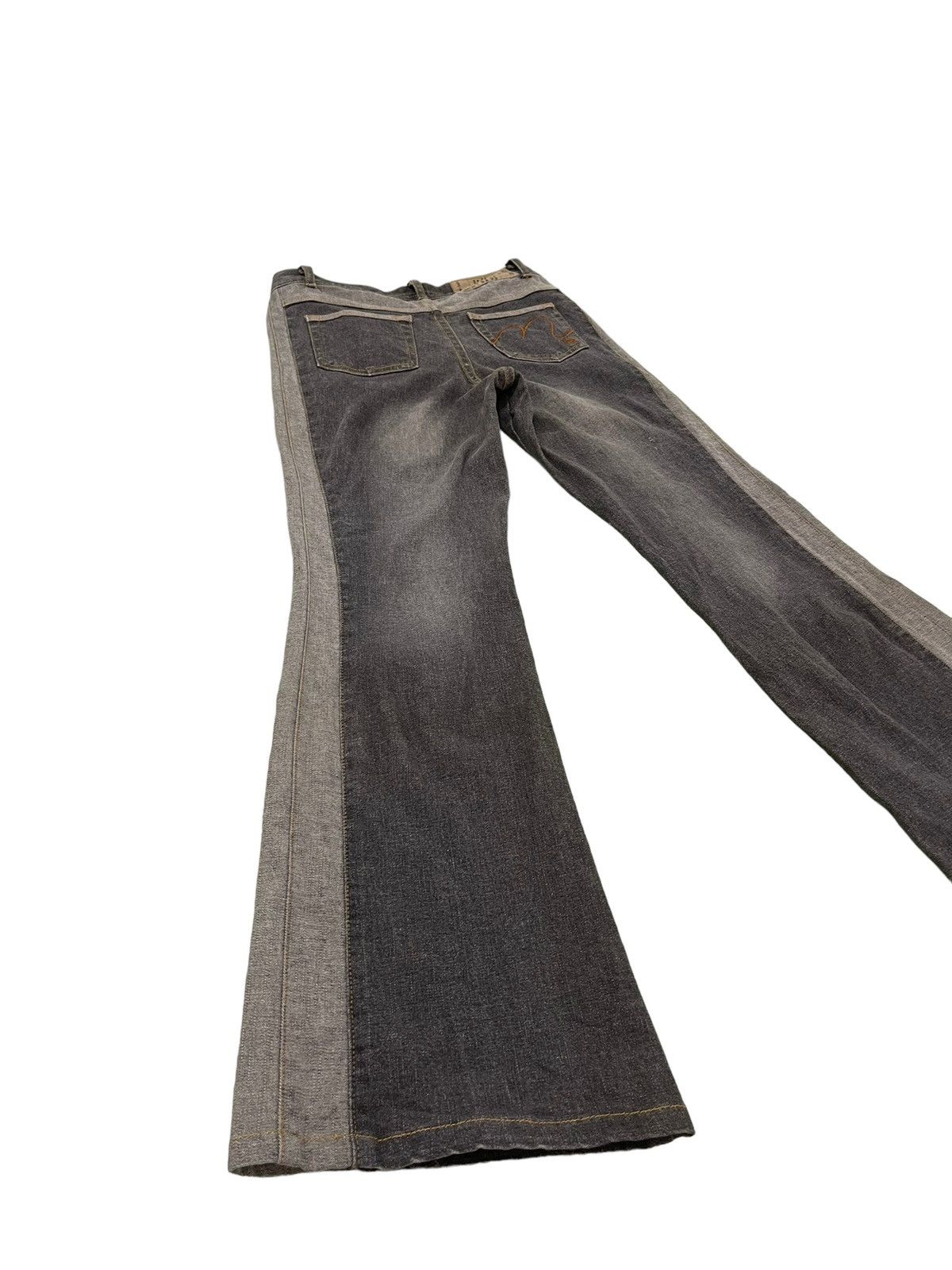 Japanese Brand Flare Jeans Mb Lucas Two Tones Stretch Boot Cut 2🟦7 Size US 28 / EU 44 - 1 Thumbnail