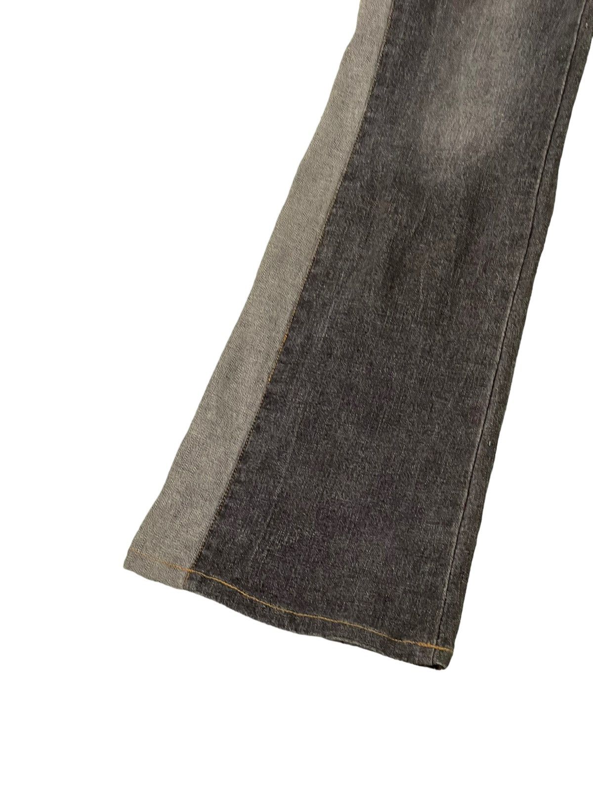 Japanese Brand Flare Jeans Mb Lucas Two Tones Stretch Boot Cut 2🟦7 Size US 28 / EU 44 - 13 Thumbnail