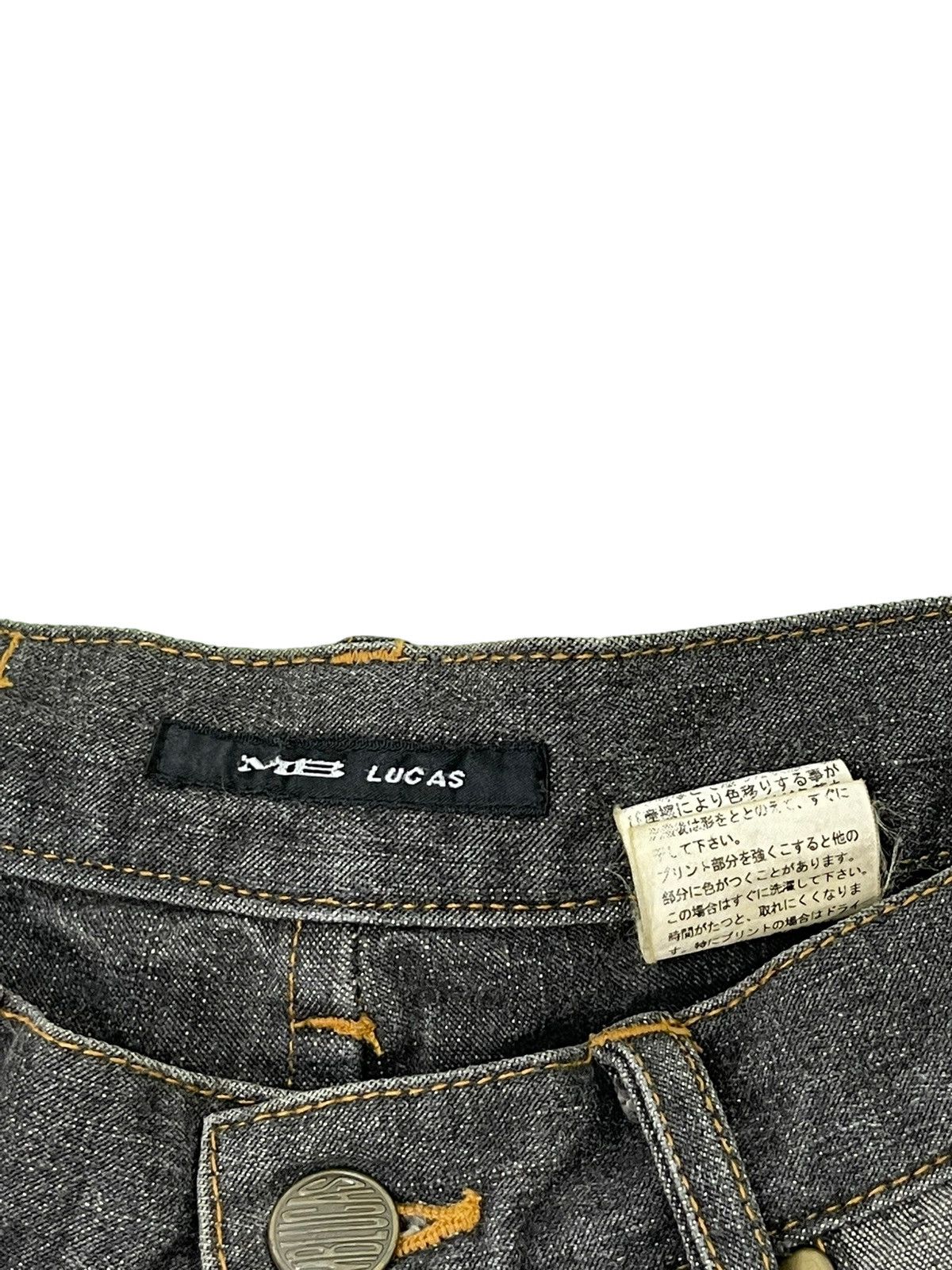 Japanese Brand Flare Jeans Mb Lucas Two Tones Stretch Boot Cut 2🟦7 Size US 28 / EU 44 - 17 Thumbnail
