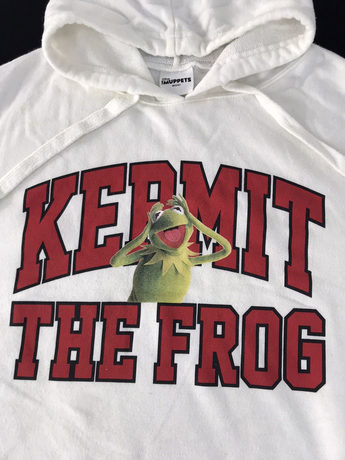 Disney Disney The Puppet Kermit The Frog Hoodies Spell Out Design Size US XL / EU 56 / 4 - 3 Thumbnail