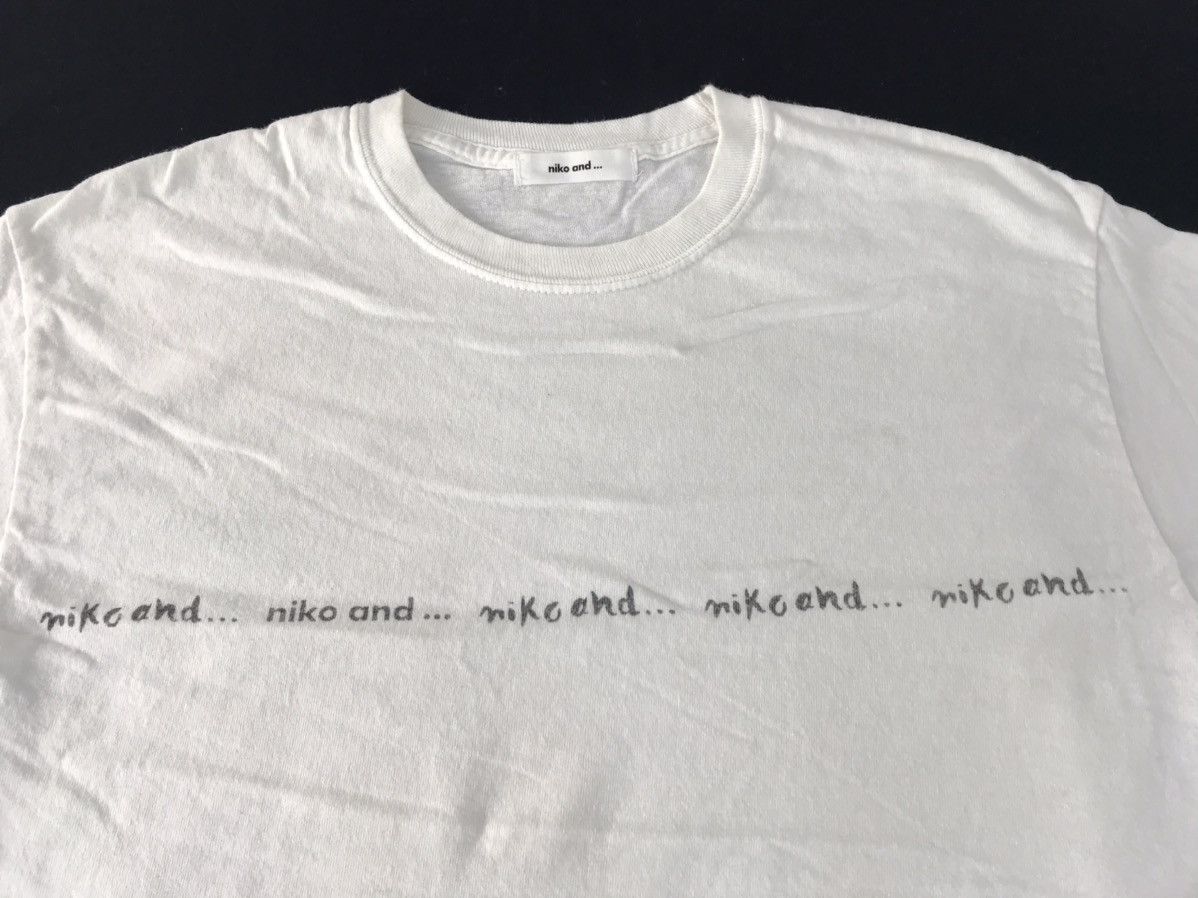 Japanese Brand Japanese Brand Niko And Longsleeve Side Tape Printed Tee Size US M / EU 48-50 / 2 - 3 Thumbnail