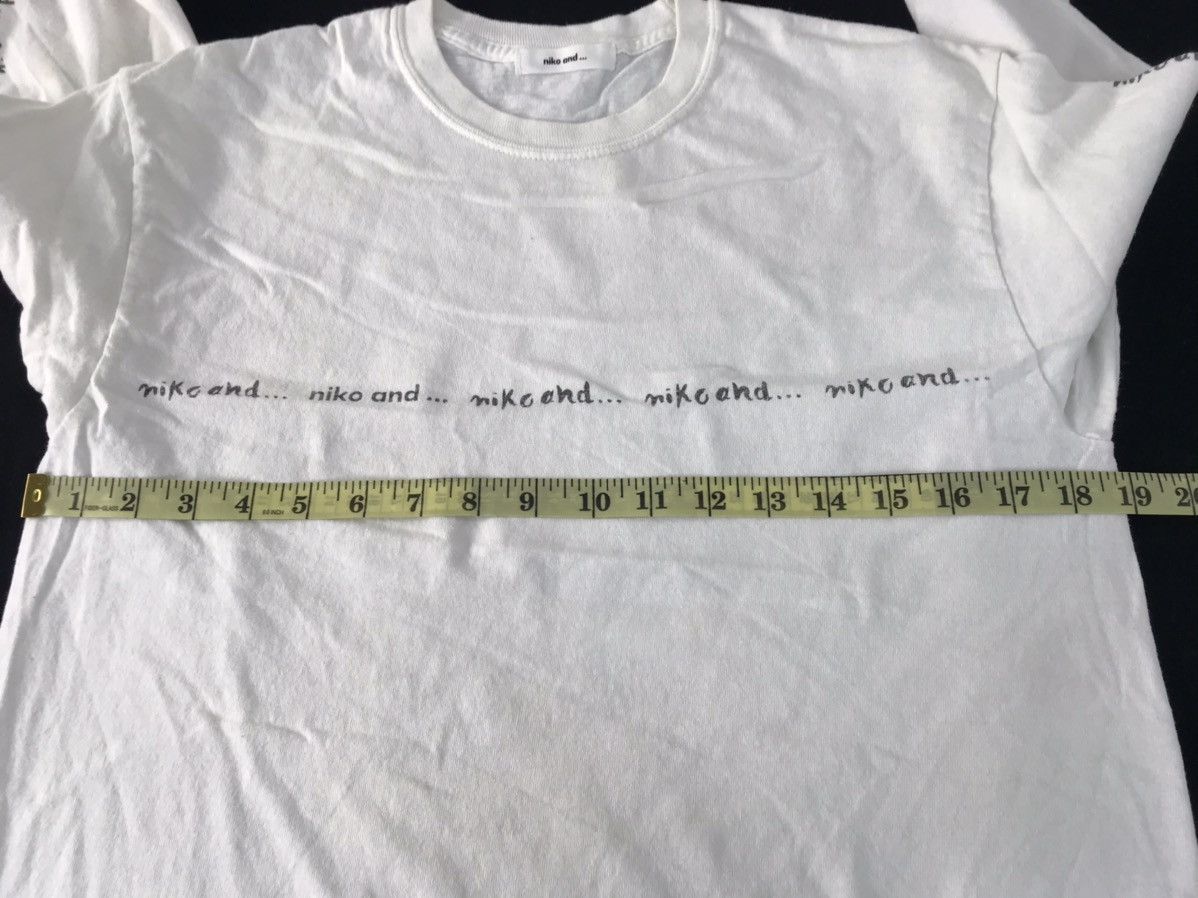 Japanese Brand Japanese Brand Niko And Longsleeve Side Tape Printed Tee Size US M / EU 48-50 / 2 - 7 Thumbnail