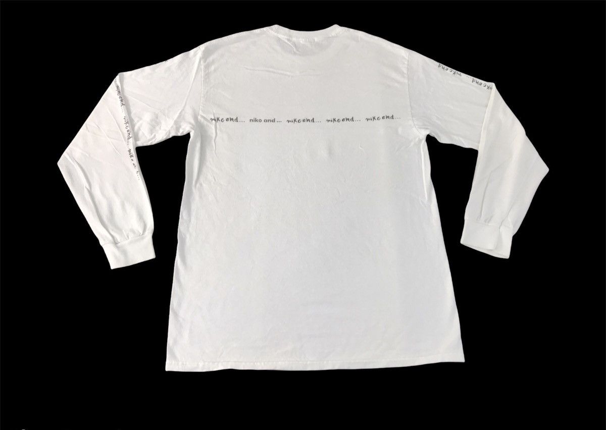 Japanese Brand Japanese Brand Niko And Longsleeve Side Tape Printed Tee Size US M / EU 48-50 / 2 - 2 Thumbnail